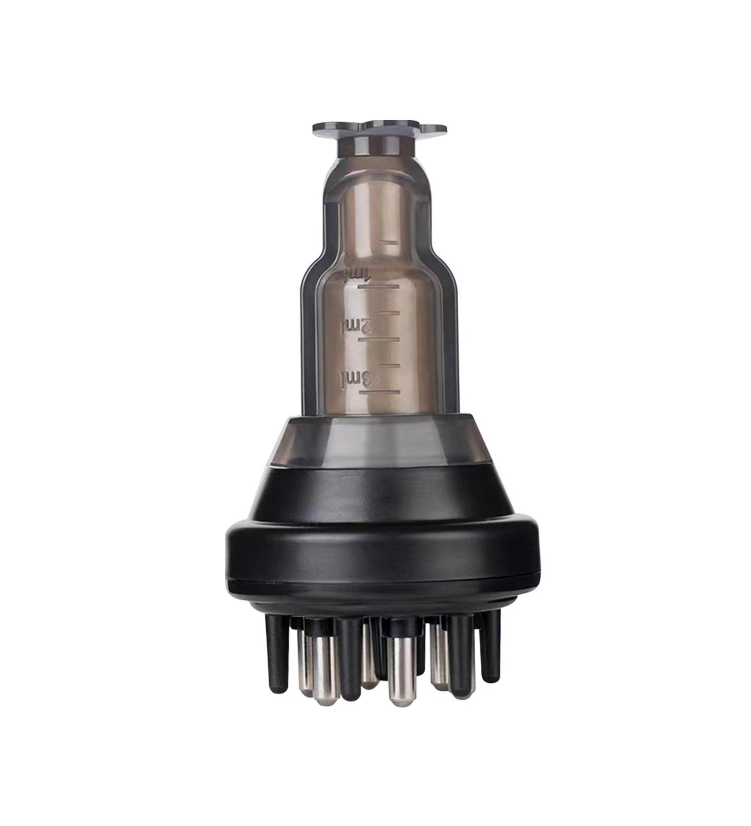 Buy SYCOOVEN Scalp Applicator Comb - Hair Growth & Oil Massager Bottle | Essential Liquid Root Comb for Hair Care (Black - Buy Online on GoSupps.com