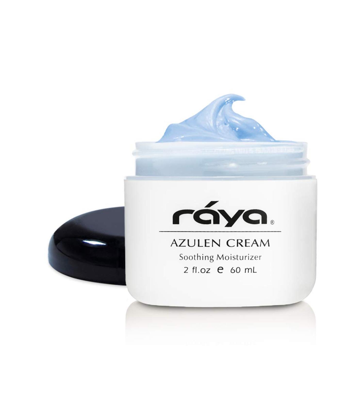 Raya Azulen Cream (301) | Moisturizing Day and Night Face Cream for Combination & Sensitive Skin | Refines, Tones, and Tightens | Soothing Azulene Formula - Buy Online on GoSupps.com