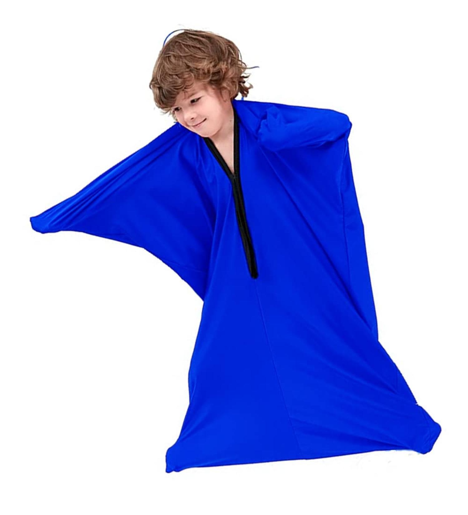Sensory Sock Special Supplies with Sensory Need Body Sock Autism and Sensory Processing Disorders Tool Deep Pressure Sensation Movement Sensory Sack for Self-Calm and Relaxation (Color : Blue Size S-102*69 cm Blue - Buy Online on GoSupps.com