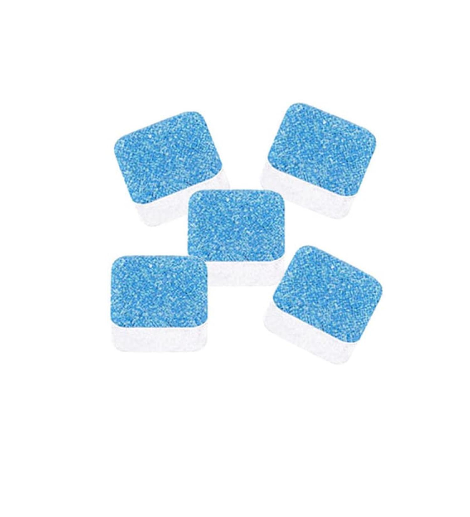 5pcs Toilet Bowl Cleaner Tablets Bathroom Toilet Tank Cleaner Strong Detergent Household Toilet Bacteriostatic Effervescent Tablet (Blue) - Buy Online on GoSupps.com