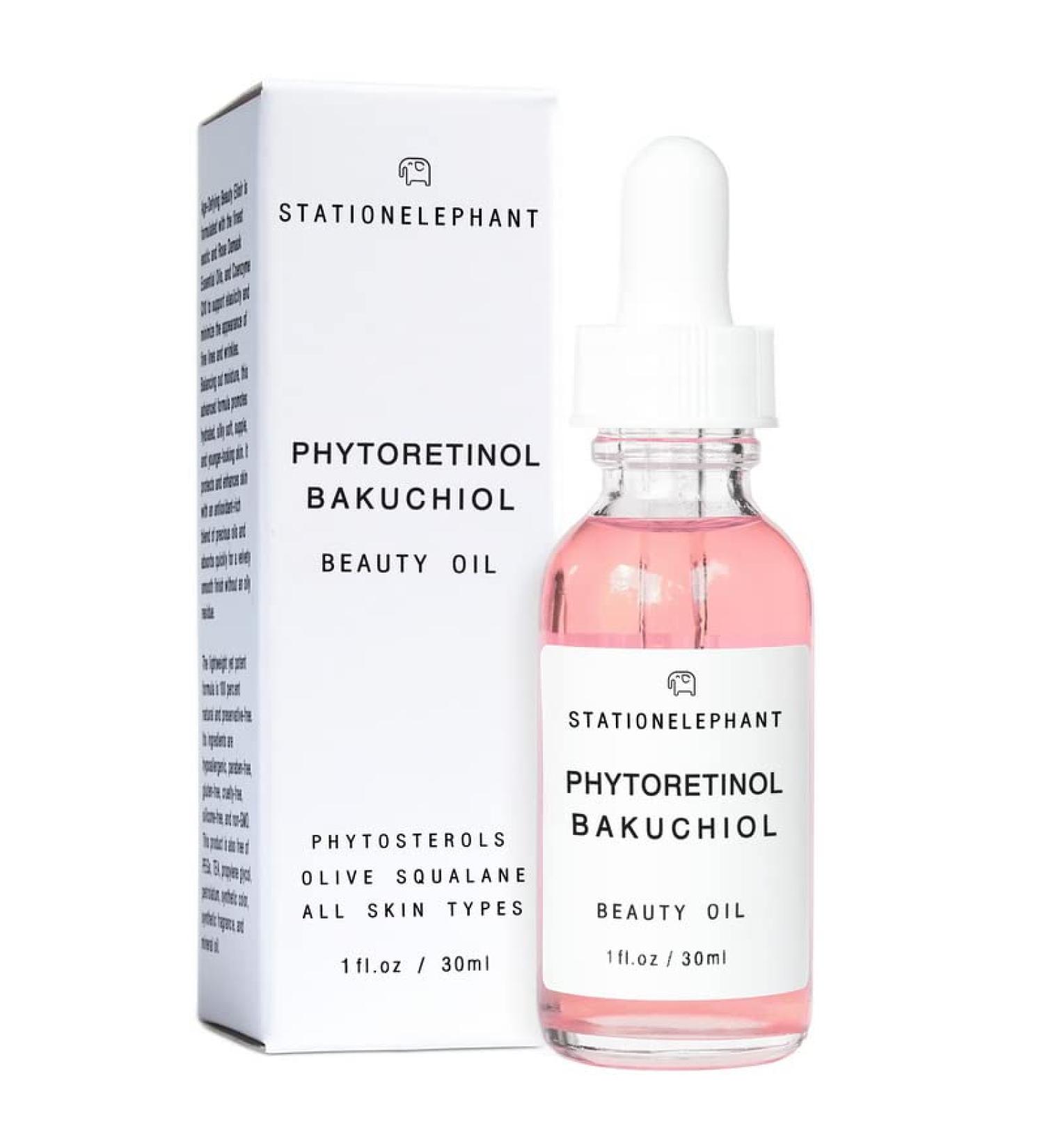 PHYTORETINOL BAKUCHIOL VEGAN BEAUTY OIL | All Natural Moisturizer | Squalane Phytosterols Rose Antiaging Face Serum | Ayurveda Extracts |Made in USA | Gift for Her