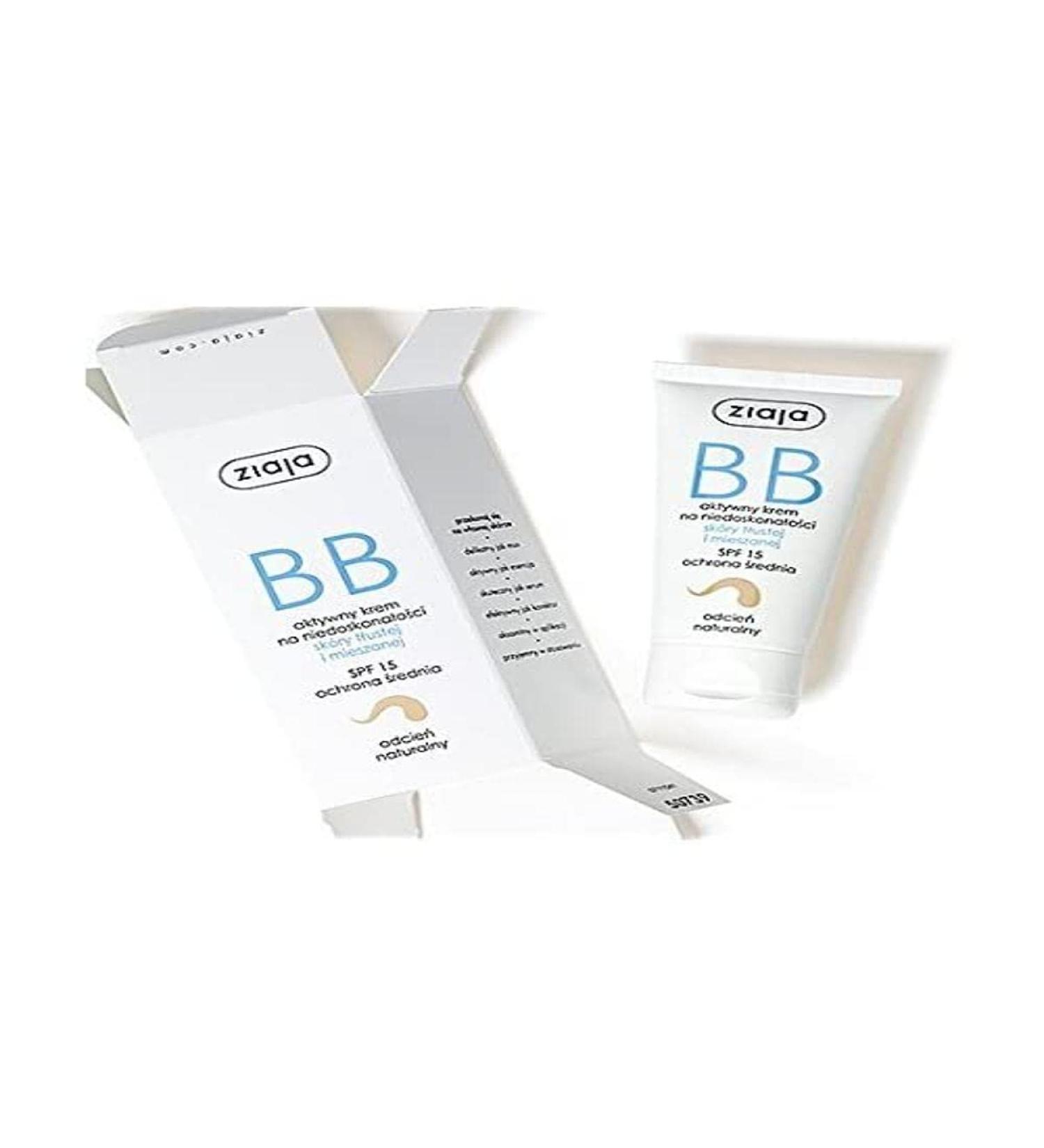 Ziaja BB Cream for oily and combination skin natural tint 50 ml