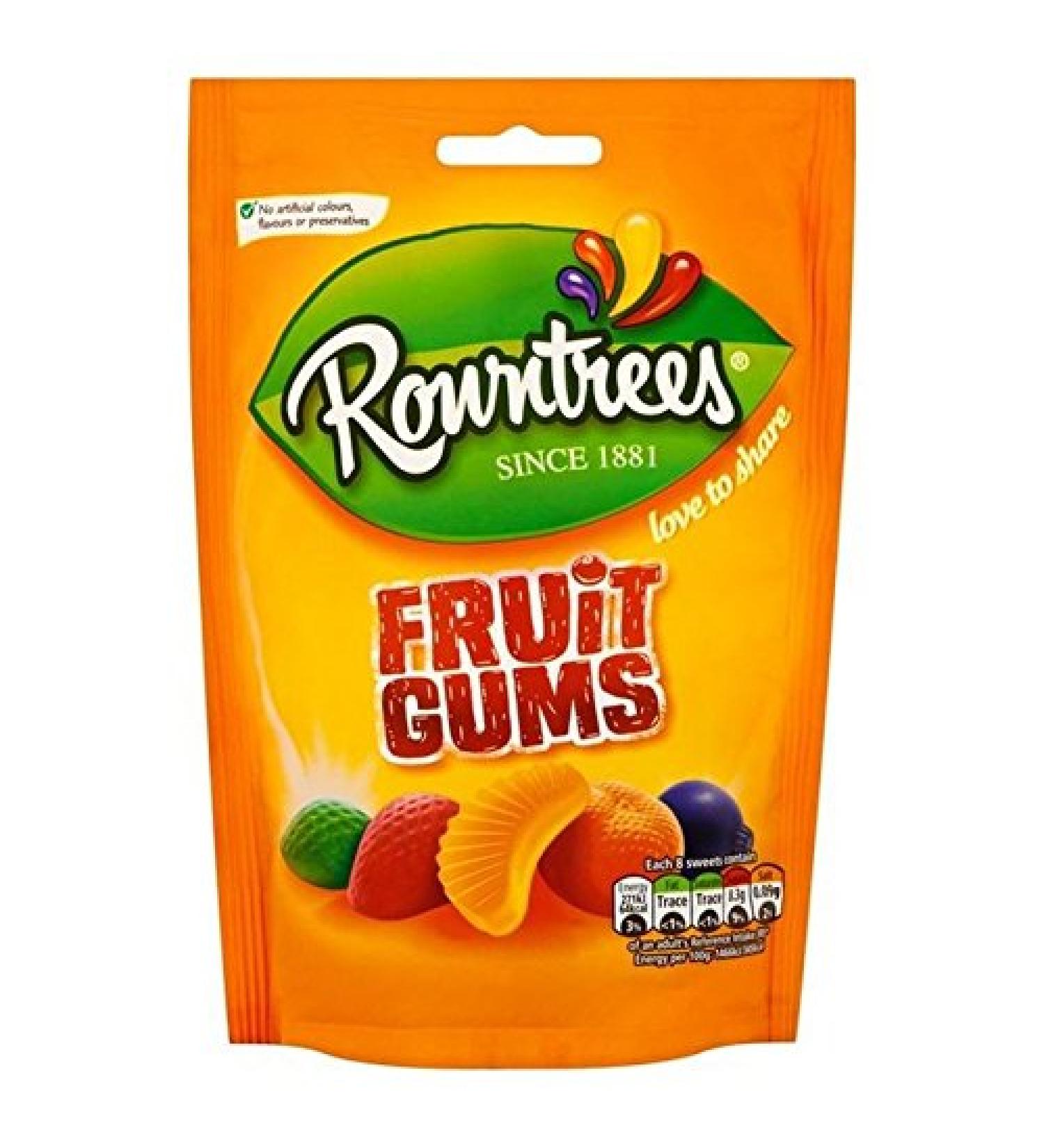 Rowntree's Rowntrees Fruit Erasers 150g (Pack of 6)