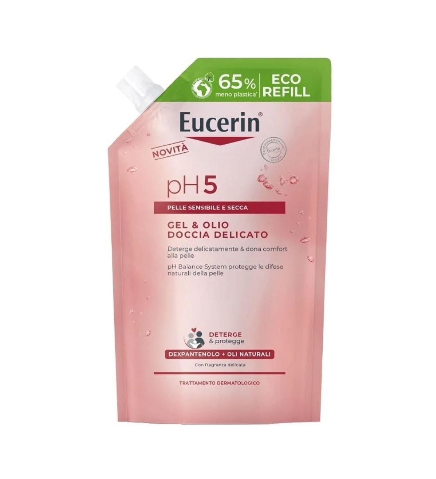Eucerin Eucerin PH5 - Shower Gel Oil Refill - Face and Body - Dry and Sensitive Skin 400 ml