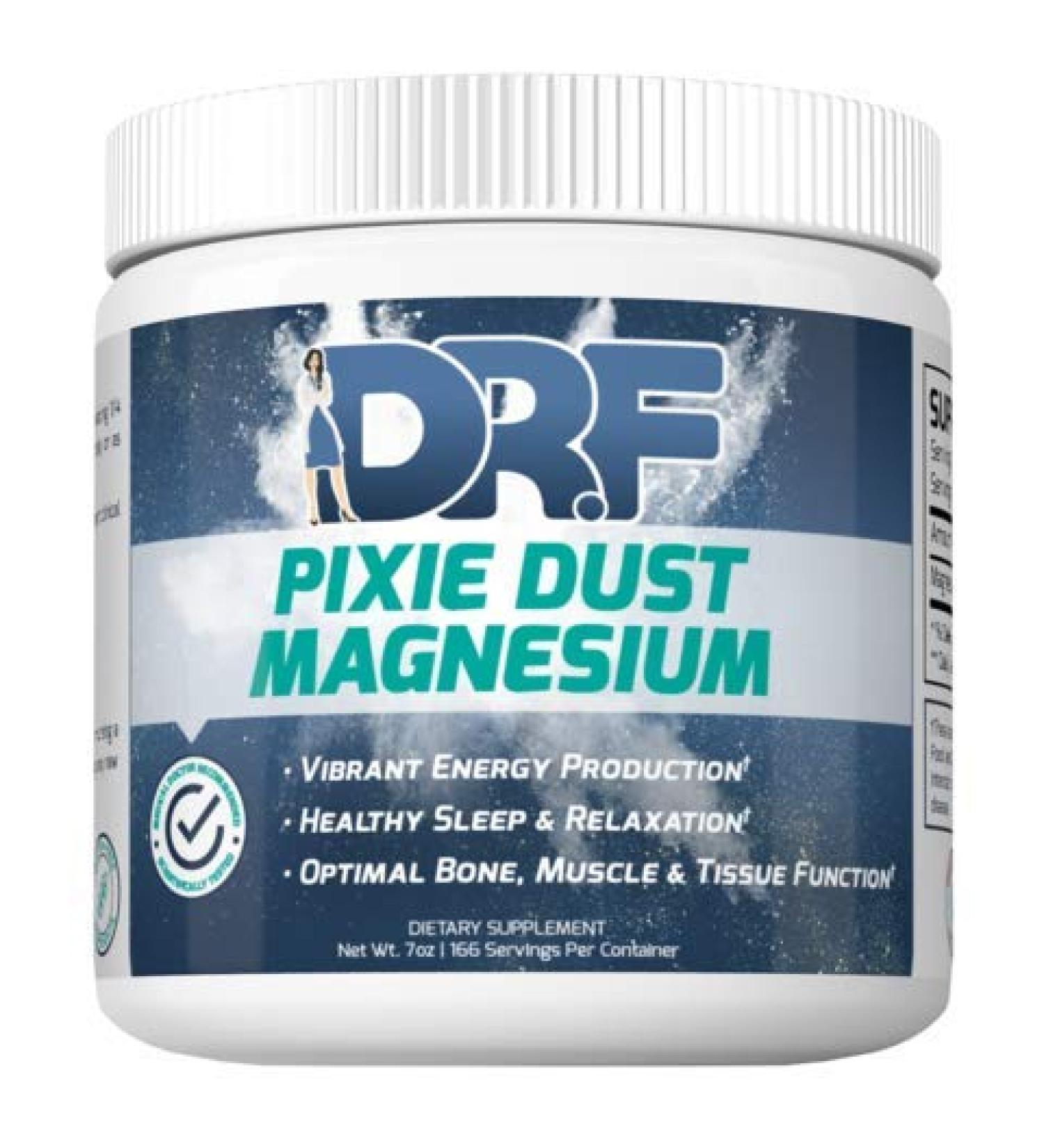Pixie Dust Magnesium by Dr. Farrah | Energy & Sleep Support | Bone, Muscle, Tissue Health - Buy Online on GoSupps.com