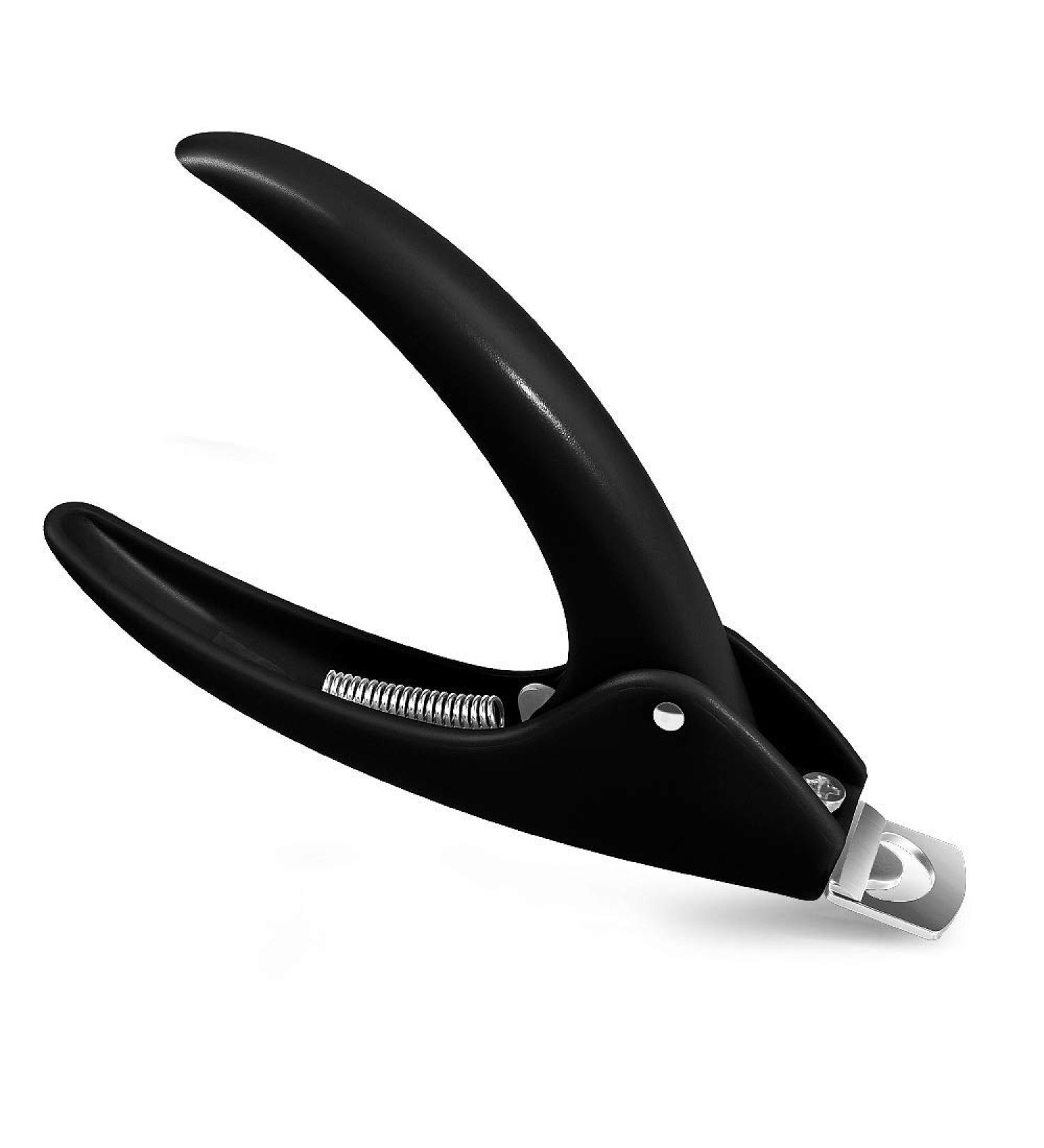 Nail Tip Cutter MORGLES - Professional Acrylic Nail Clippers for False, Fake, Gel, Artificial Nails - Manicure Tool in Black - Buy Online on GoSupps.com