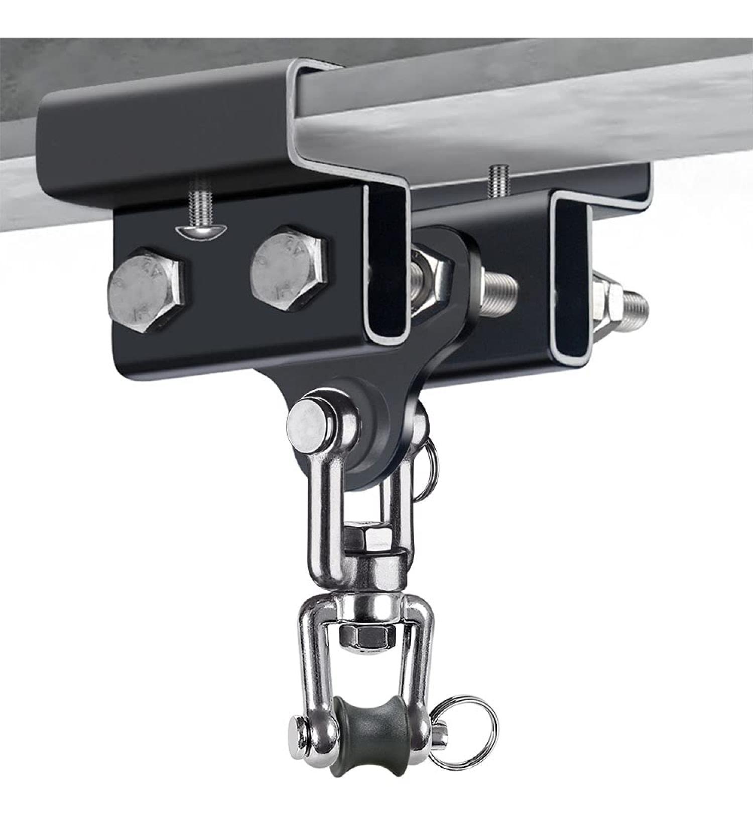 Dolibest Heavy Bag Mount I Beam Hanger | Punching Bag Bracket with Swivel Hook for Boxing Bag - Buy Online on GoSupps.com