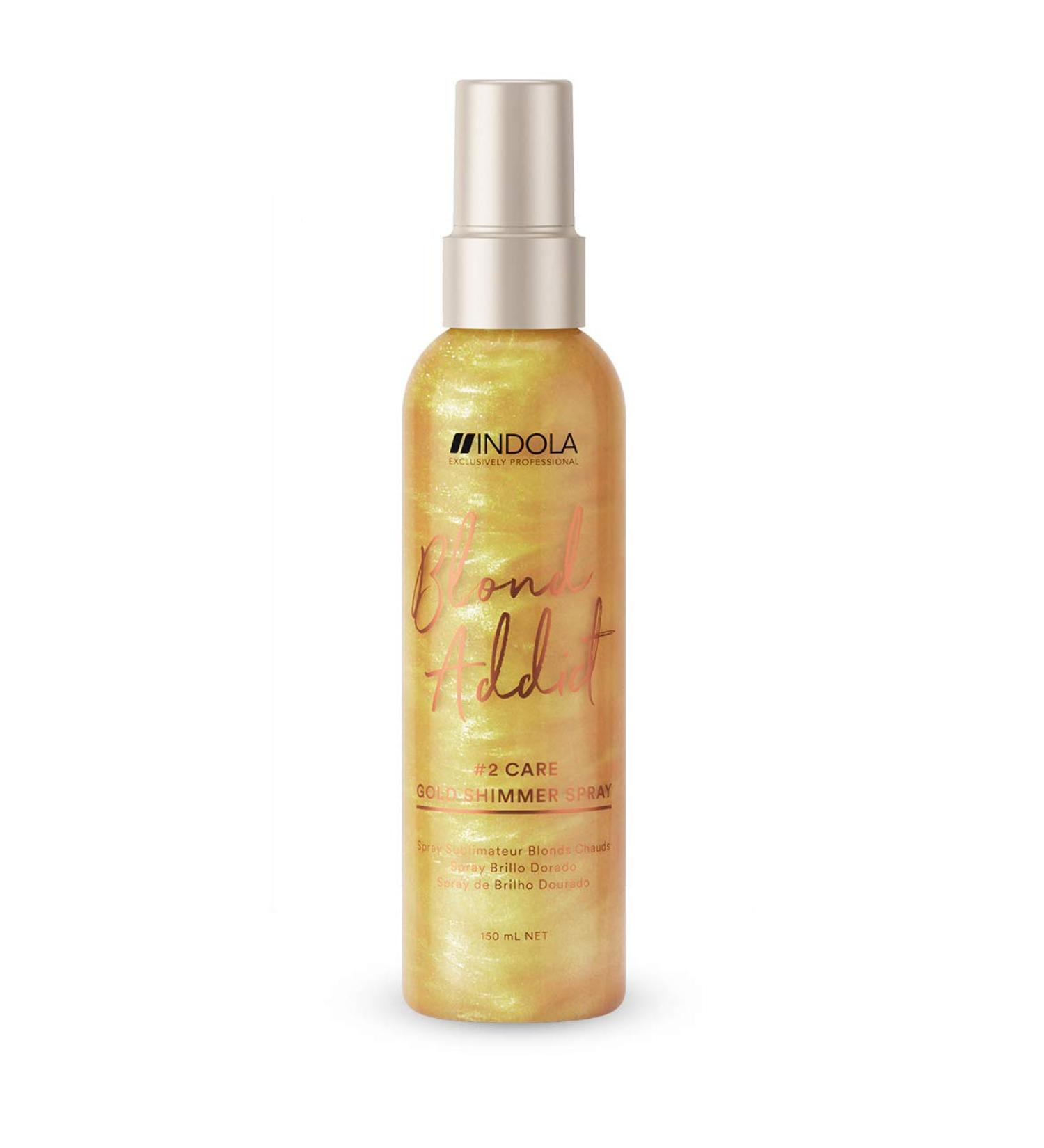 Indola Blond Addict Gold Shimmer Spray 150 ml./5 fl.oz.