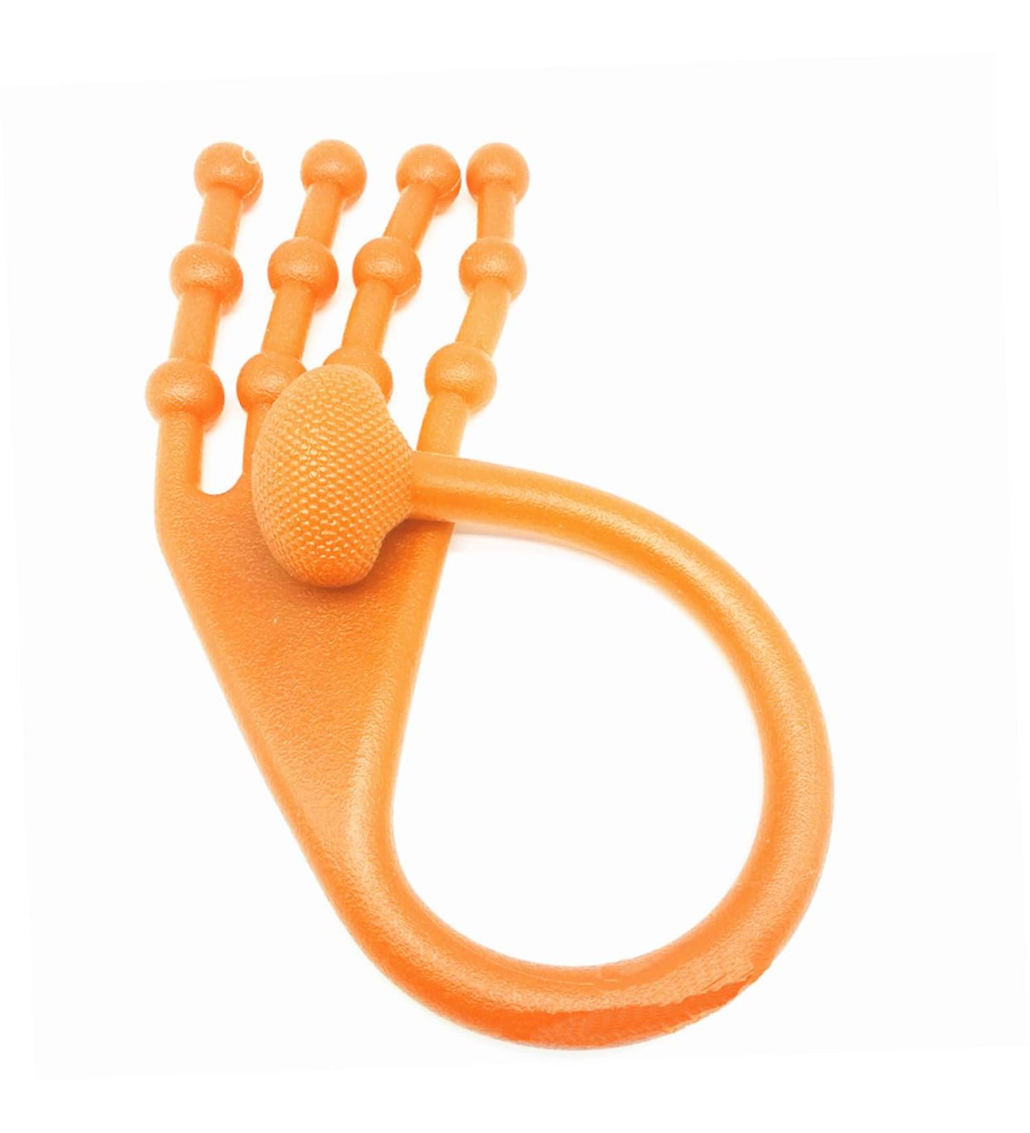 Yoga Pull Rope Fitness Resistance Bands - Medium Orange | Sports Exercise Tube - Buy Online on GoSupps.com