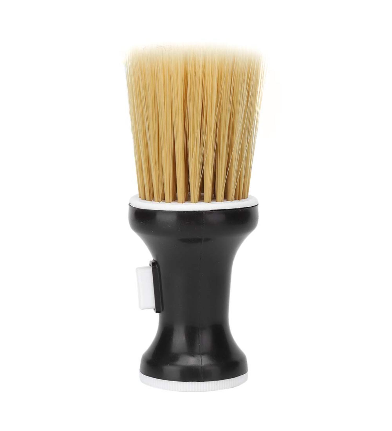 Barber Brush Neck Duster Hair Cutting Neck Duster Powder Duster Brush Soft Hair Neck Duster Hairdressing Powder Storage Styling Dust Cleaning Brush(Black) - Buy Online on GoSupps.com