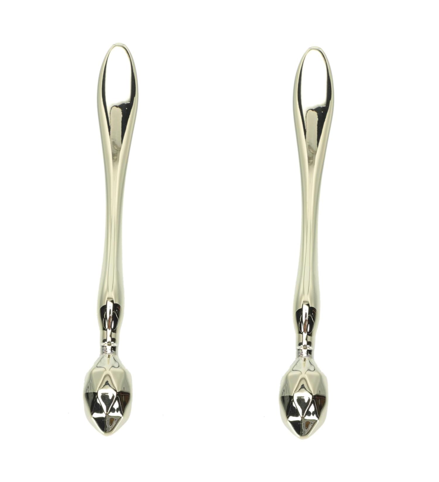 WOONEKY 2pcs Eye Cream Stick Eye Creams Face Massage Spoon Makeup Applicator Face Massage Applicator Female Eye Massage Tool Women Beauty Supply Salon Supply Zinc Alloy Metal 8x1cm Golden - Buy Online on GoSupps.com