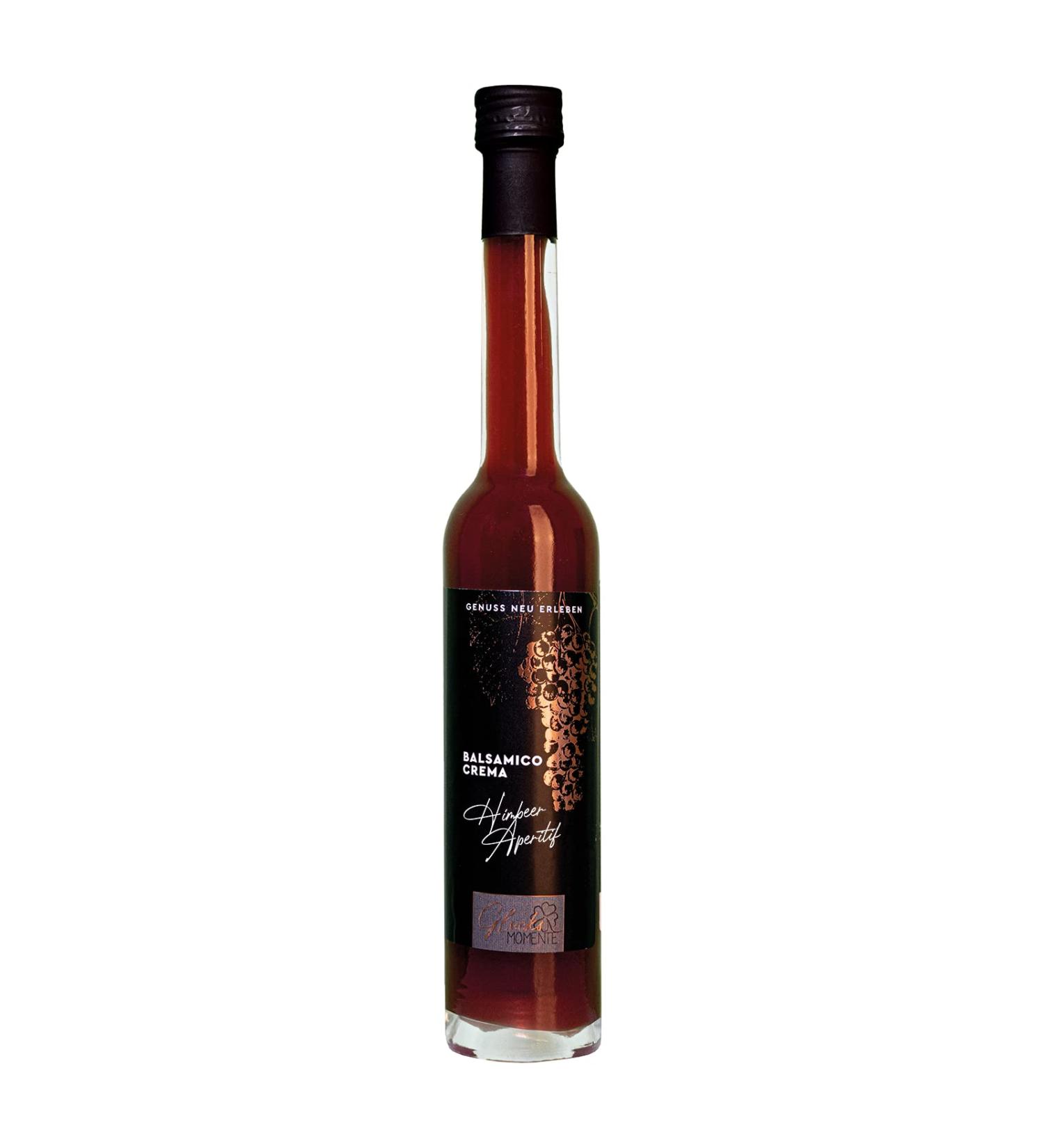 Gl cks Momente Raspberry Aperitif 100 ml Balsamic Crema Fruit Vinegar Preparation with 3% Acid - Buy Online on GoSupps.com