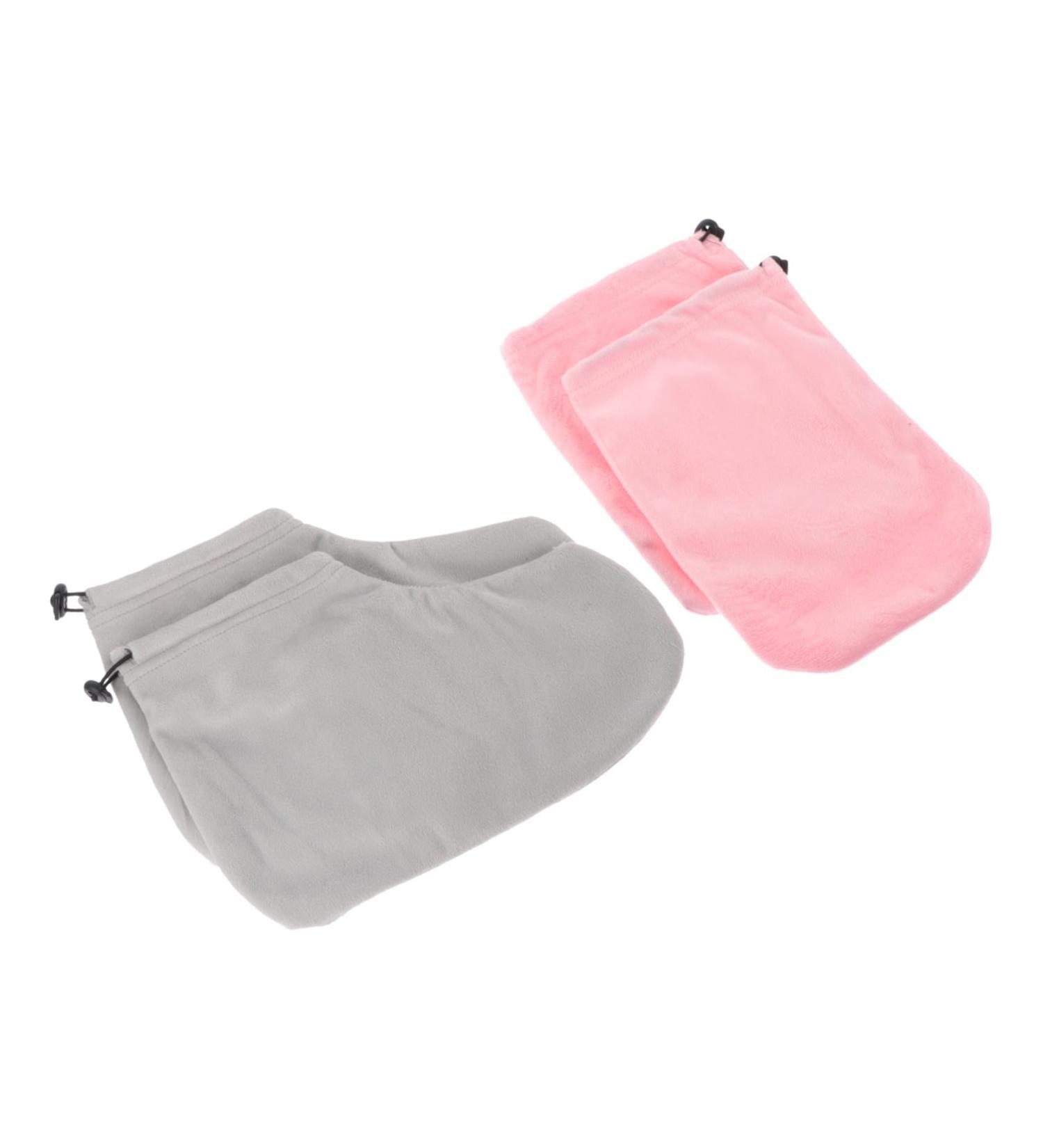 FRCOLOR 2 Sets Gloves Wax Foot Cover Wax Bath Hand Mitts Paraffin Bath Mitts Round Playing Baby Mat Foot Spa Cover Heat Tool Spa Hand Bag Pink Fabric Feet Insulation Cover - Buy Online on GoSupps.com