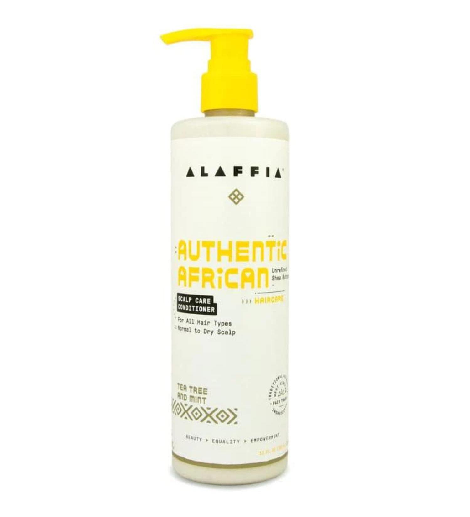 Alaffia African Black Soap Scalp Care Conditioner - Tea Tree & Mint - 12 Fl. Oz - Buy Online on GoSupps.com