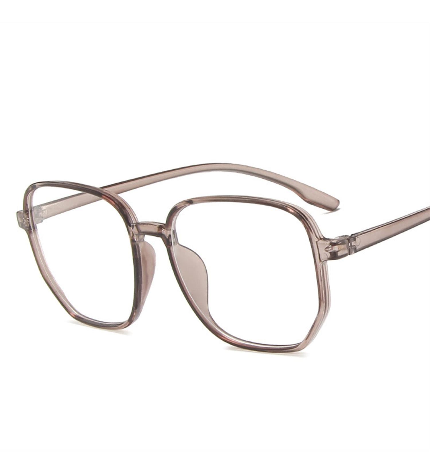 KDOQ Reading Glasses Glasses Women Men Vintage Oversized Glasses Student Sight Eyewear (Color : GRAY Size : +300) Gray 300