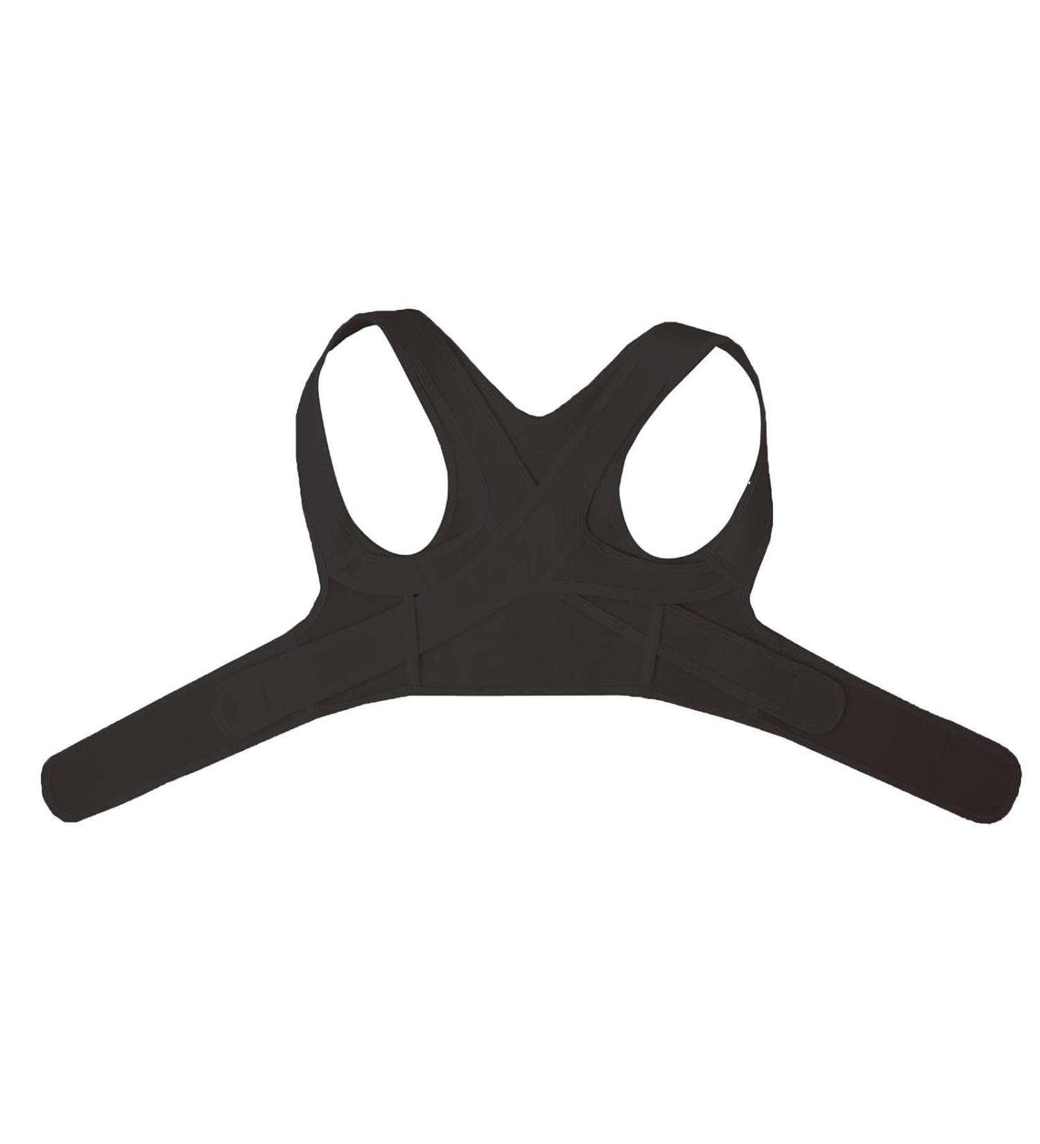 Spine Corrector - Adjustable Shoulder Brace for | Effective Back Corrector Braces for Women Men Black Large - Buy Online on GoSupps.com