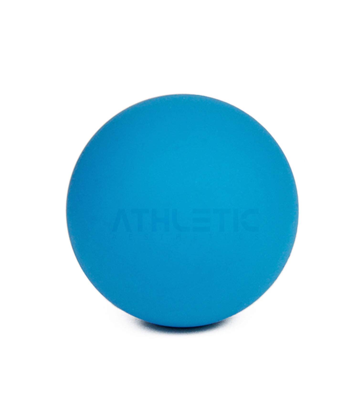 Massage Ball 6cm - Blue Lacrosse & Fascia Ball for Self-Massage & Trigger Point Therapy - Buy Online on GoSupps.com