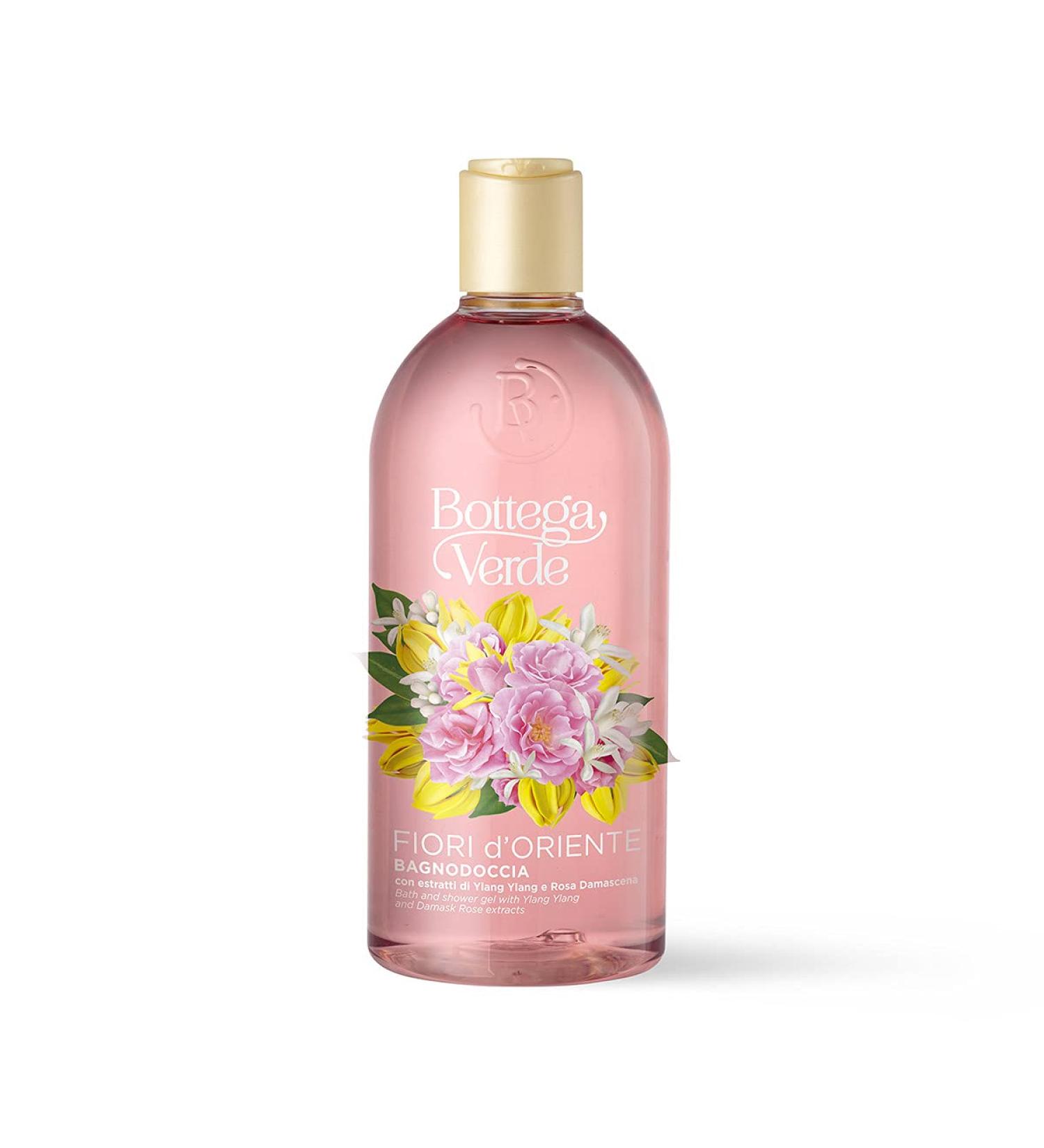 Bottega Verde Bottega Verde - Fleurs d'Orient Shower Bath with Ylang Ylang Extract and Rose Damascus 400 ml Gently cleanses and moisturizes for all skin types