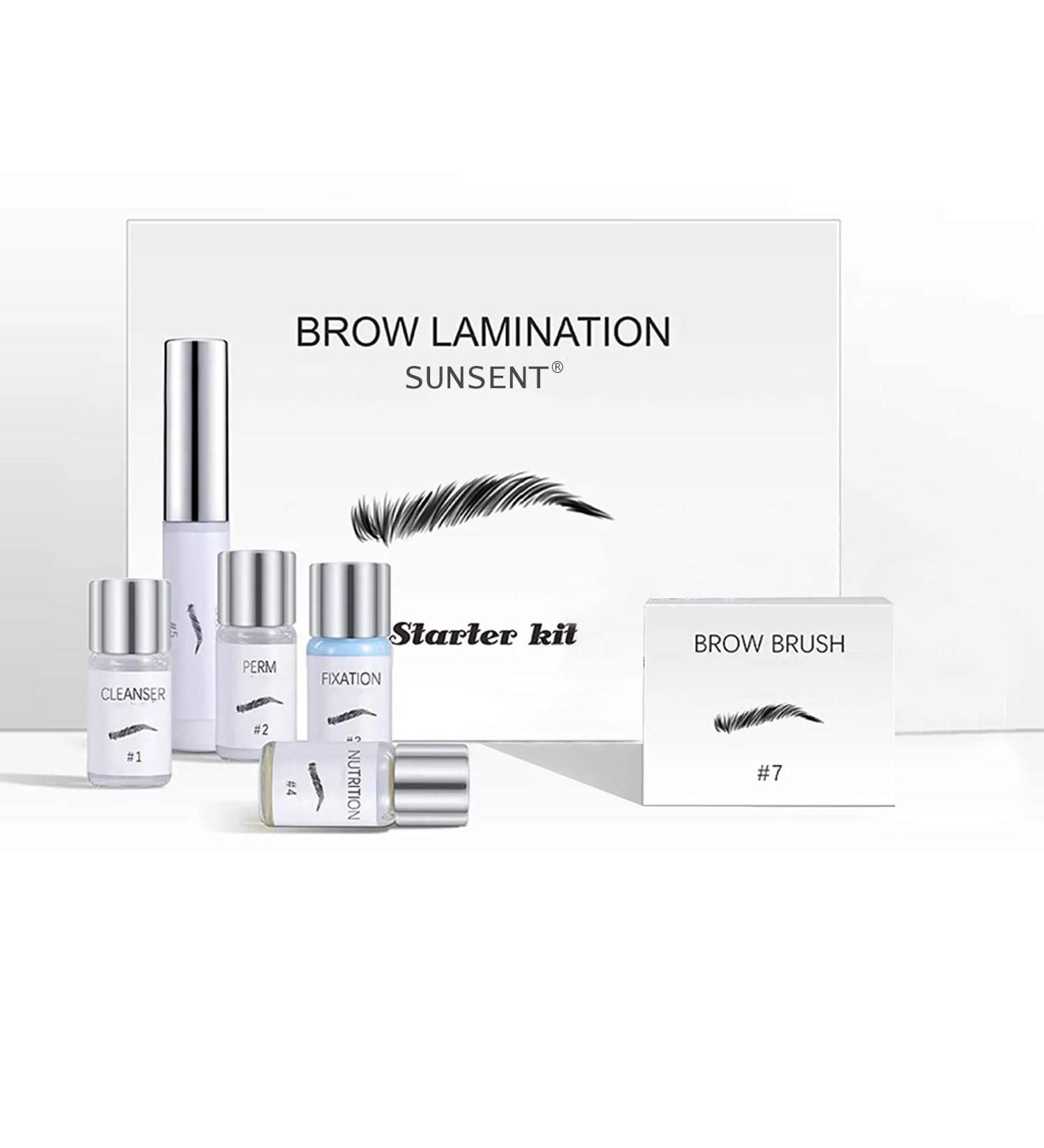 Sunset Brow Lamination Kit - Professional DIY Eyebrow Lift Styling for Fuller, Messy Brows | Lasts 8 Weeks | Salon Quality - Home Use | Set A - Buy Online on GoSupps.com