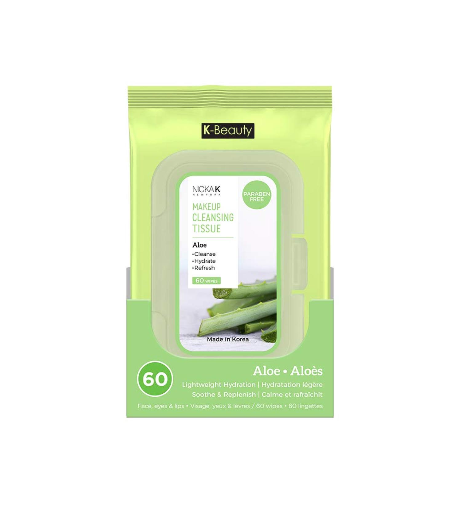 NICKA K Make Up Cleansing Tissue - Aloe