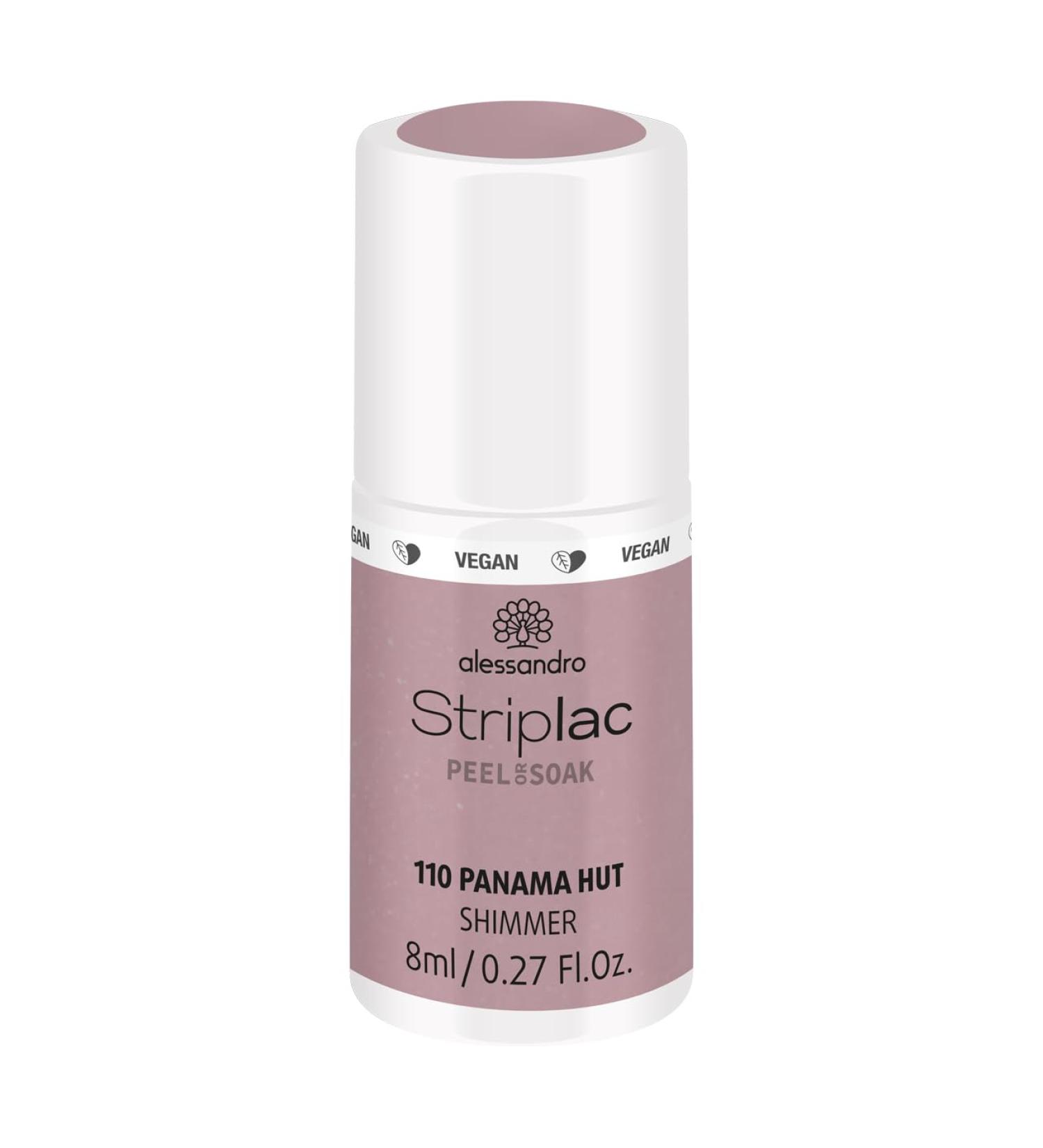 Alessandro Striplac UV Nail Polish - Panam Hat | Gentle Long-Lasting Vegan & Cruelty-Free | Easy Peel-Off Technology | 8 ml - Buy Online on GoSupps.com