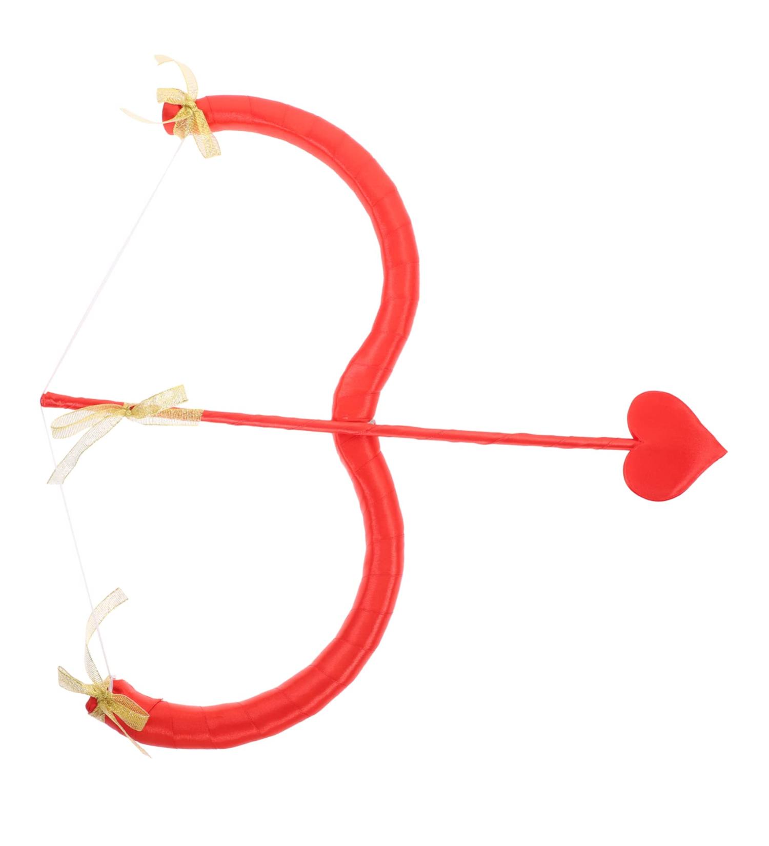 GALPADA 1 Ensemble Arc Et Fl che De Cupidon Arc Et Fl che De Cupidon Accessoires De Cosplay Pour Enfants Et Accessoires Pour La Saint-Valentin Et Les Mariages Et Tenue De B b Cupidon Rouge 42X15X2CM - Buy Online on GoSupps.com