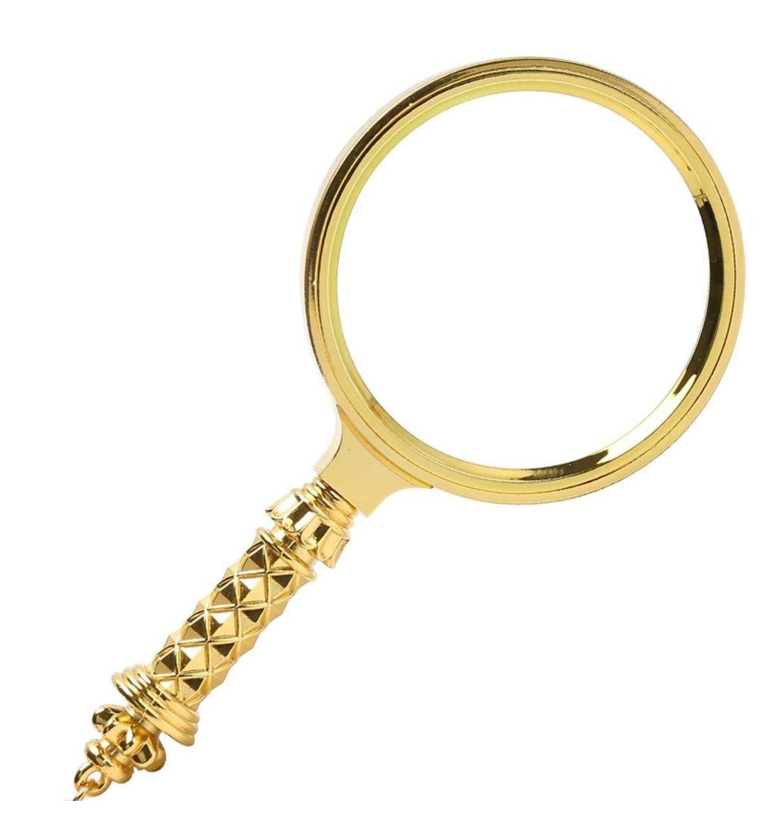 Handheld Magnifier Metal Handle Pocket Magnifier Large 80 Mm 10X Zoom in Lens Sturdy Metal Neck and Rim Quality Real Glass Precision Lens Magnifier Good Times - Buy Online on GoSupps.com