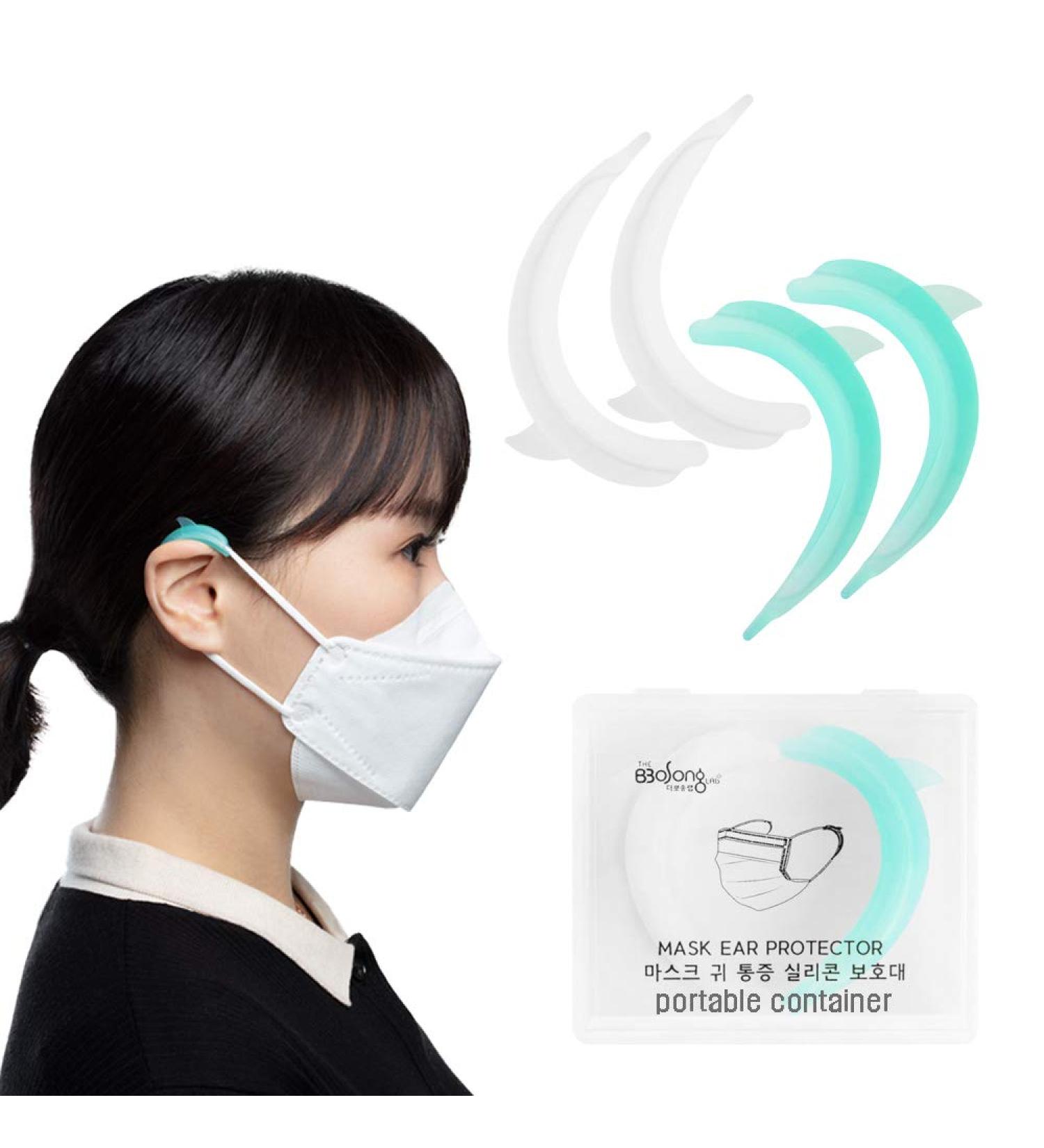 Mask Ear Protectors (2 Pairs) - Silicone Ear Protection Hooks for Ultimate Comfort | Shop Now - Buy Online on GoSupps.com