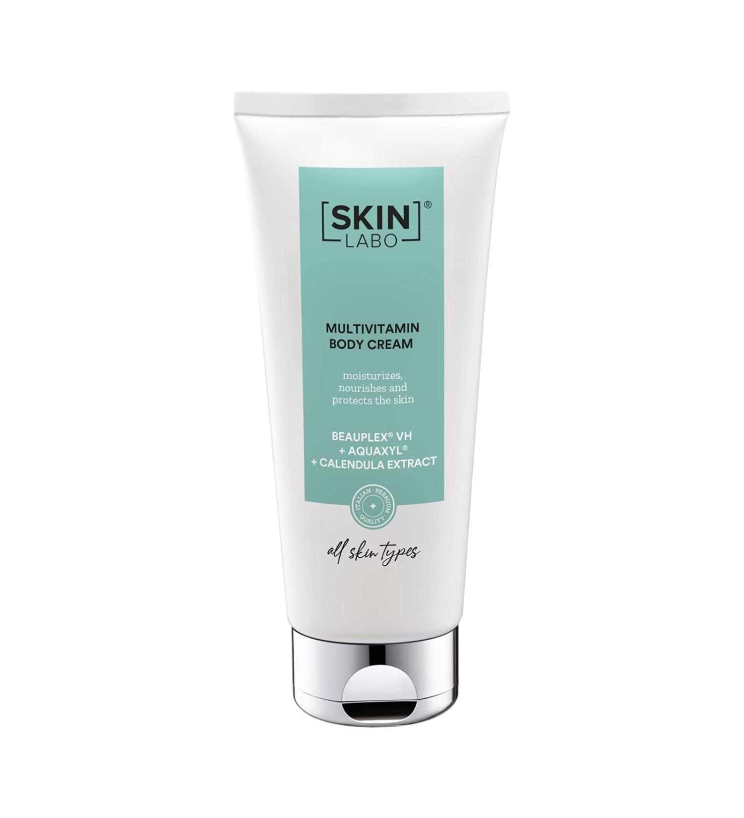 Skinlabo Multivitamin Body Cream 200ml - Hydrating Protecting & Moisturizing with Ceramide & Marigold Extract - Ideal for All Skin Types - Shop Now! - Buy Online on GoSupps.com