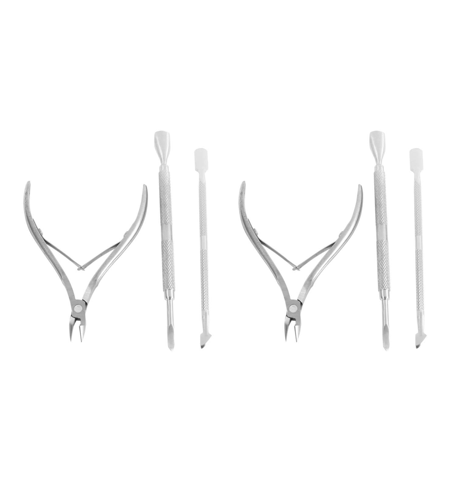 Nicfaky Nail Cuticle Nipper with Trimmers Pack of 6 Manicure Scraper Tool - Buy Online on GoSupps.com