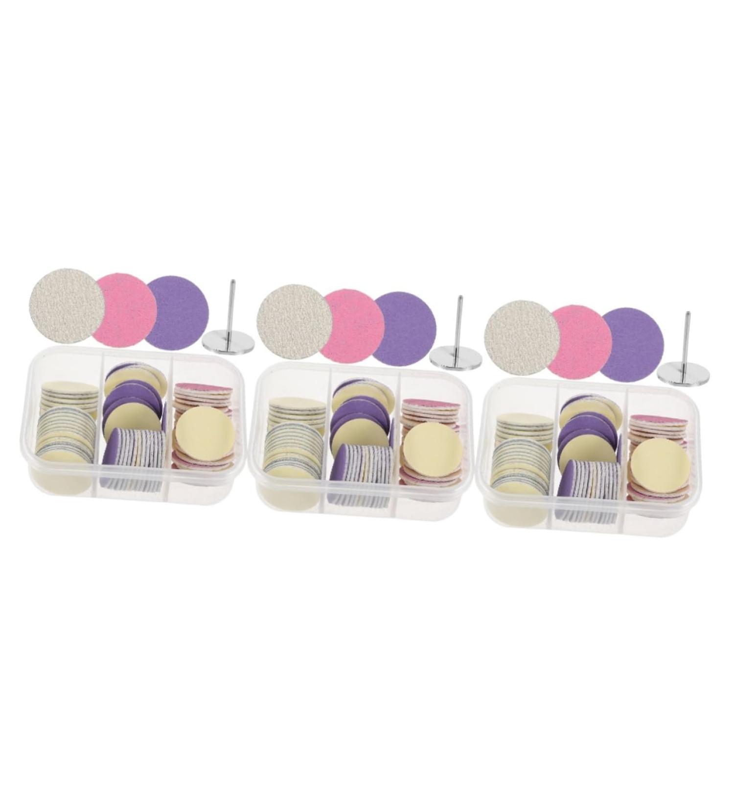 FRCOLOR 180pi ces Disques De P dicure Rempla ables Pour limination Des Peaux Mortes Accessoires De Ponceuse Pour Outil Pratique Pour Salon Et Maison 2.5x2.5cmx3pcs Comme Indiqu x3pcs - Buy Online on GoSupps.com