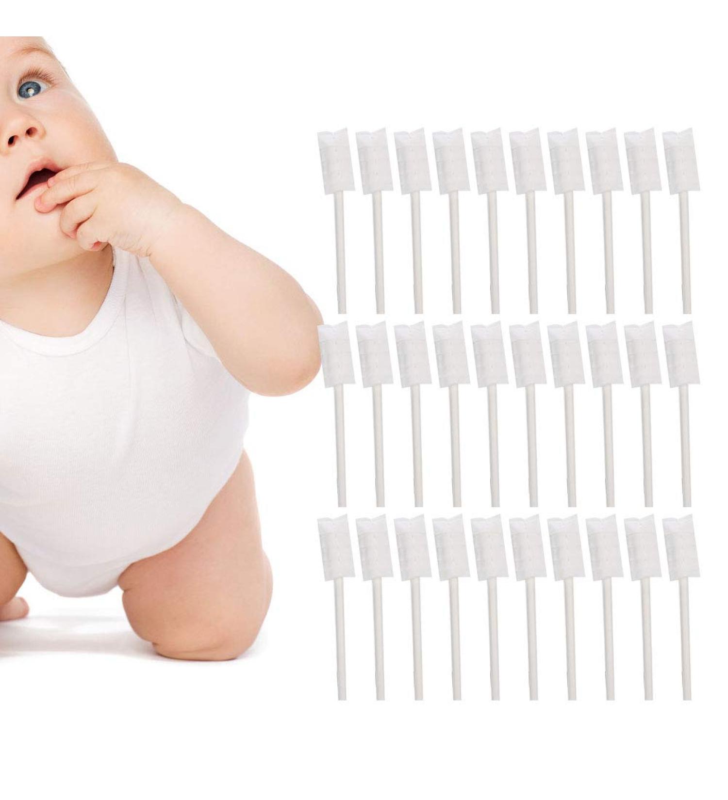 Buy 30-Pack Baby Tongue Cleaner - Portable Disposable Mouth Cleaning Rods for Dental Hygiene - Ideal for Clinics and Home Use - Buy Online on GoSupps.com