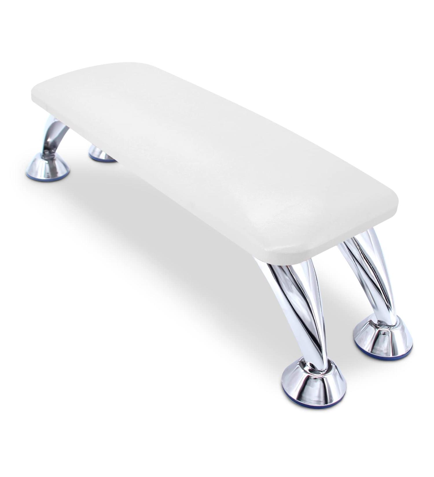 Big Nail Arm Rest Cushion Microfiber Leather Manicure Hand Rest Professional Nail Hand Rest Cushion Pillow Stand (White) White (Big) - Buy Online on GoSupps.com