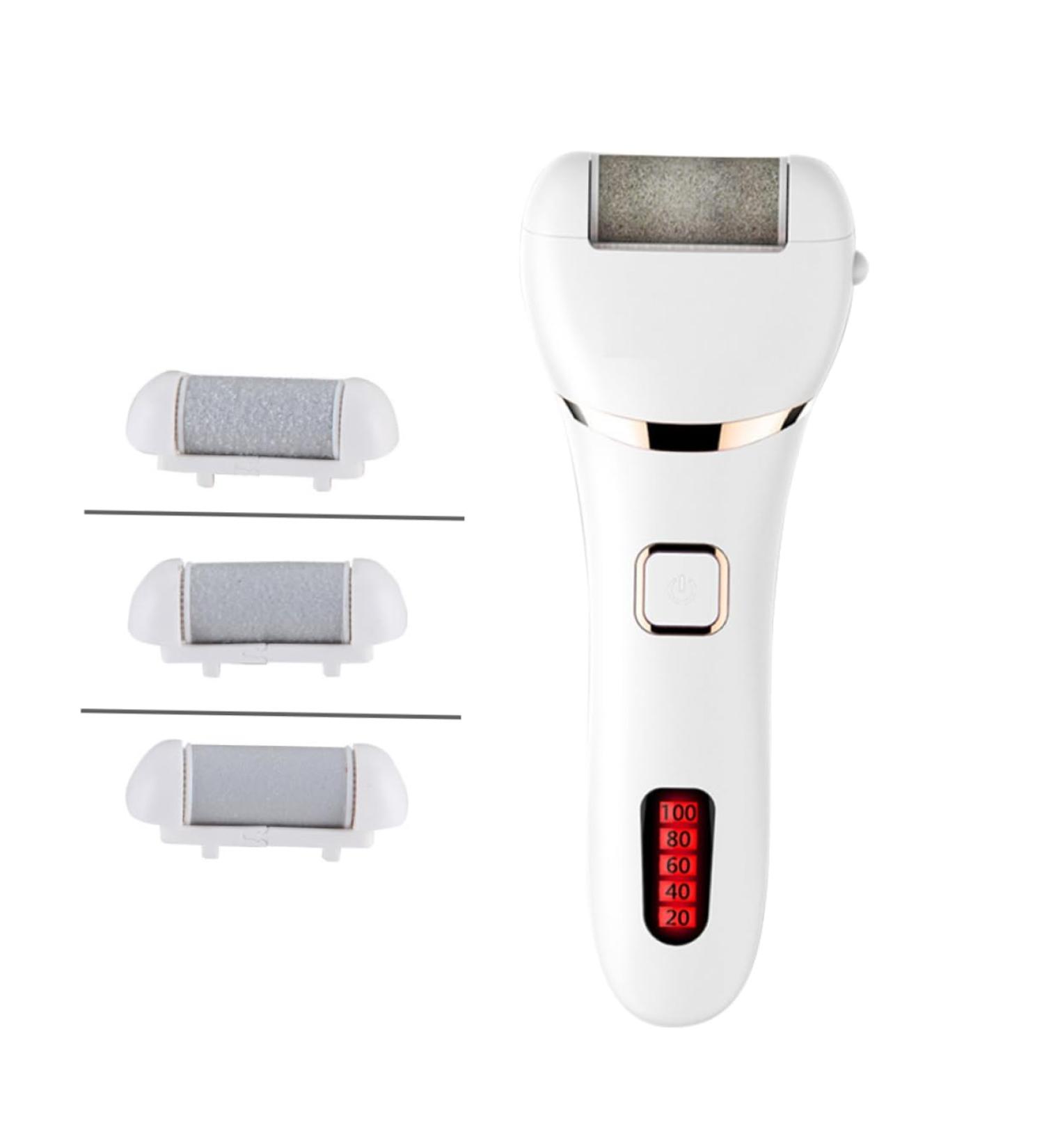 Ipetboom 1pc Foot Grinder Electronic Feet File Foot Scrubber Heel Pedicure File Rechargeable Fabric Foot Remover Handheld Foot Clippers Scroll Wheel - Buy Online on GoSupps.com