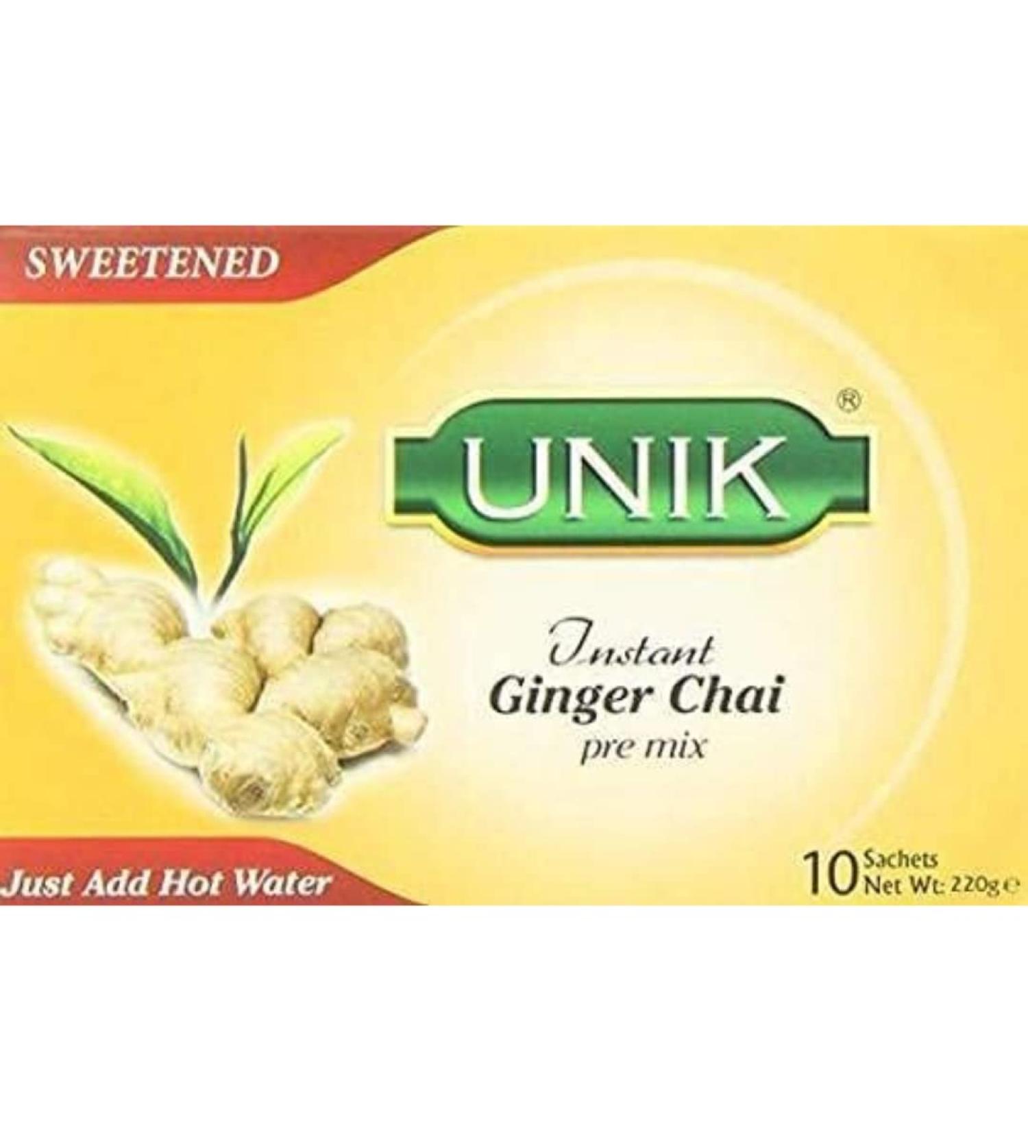 2 x Unik Ginger Chai (Sweetened) 6 x 220g