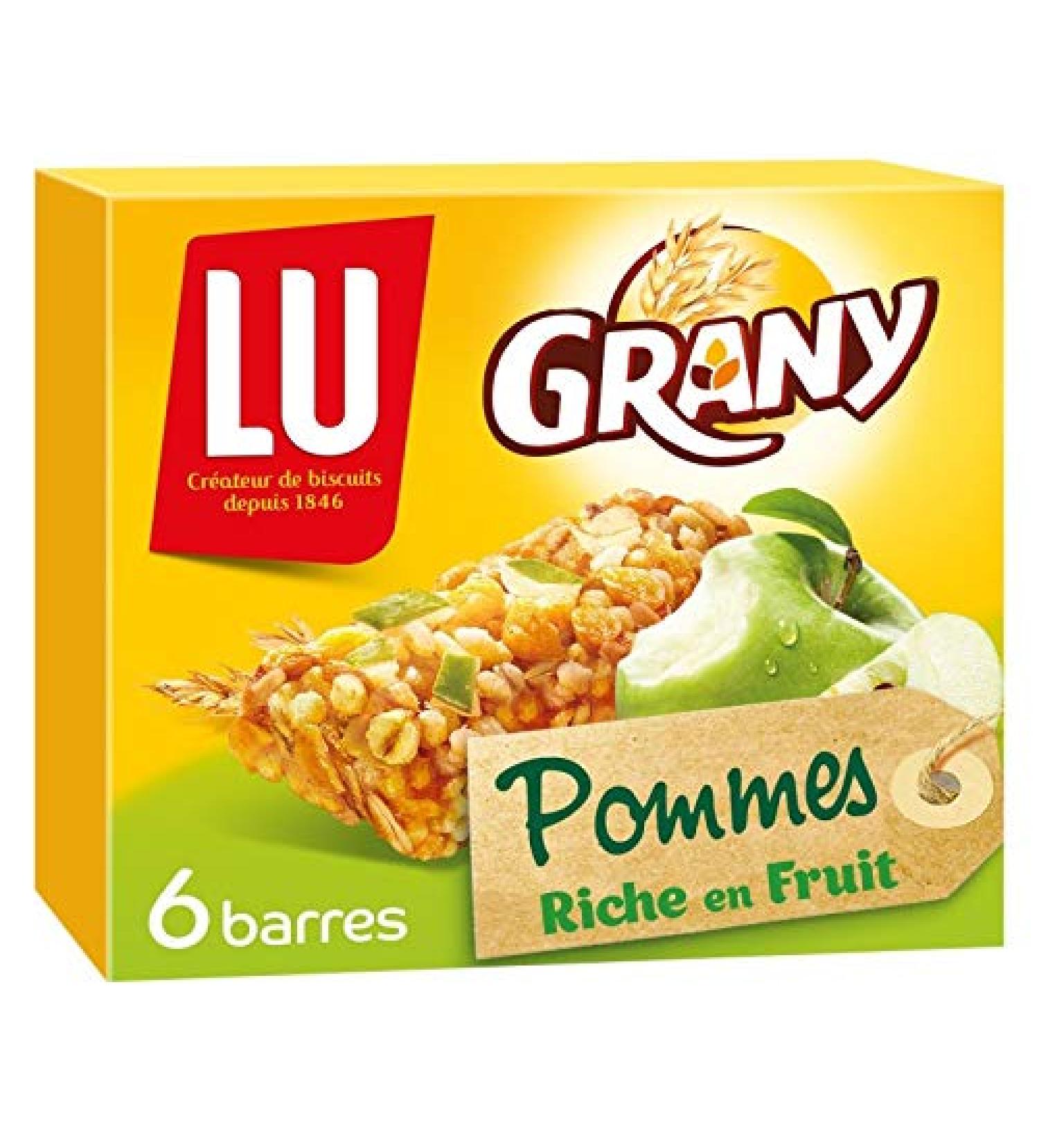 GRANY - Cereal Bars and Green Apples 125 G - Four Items