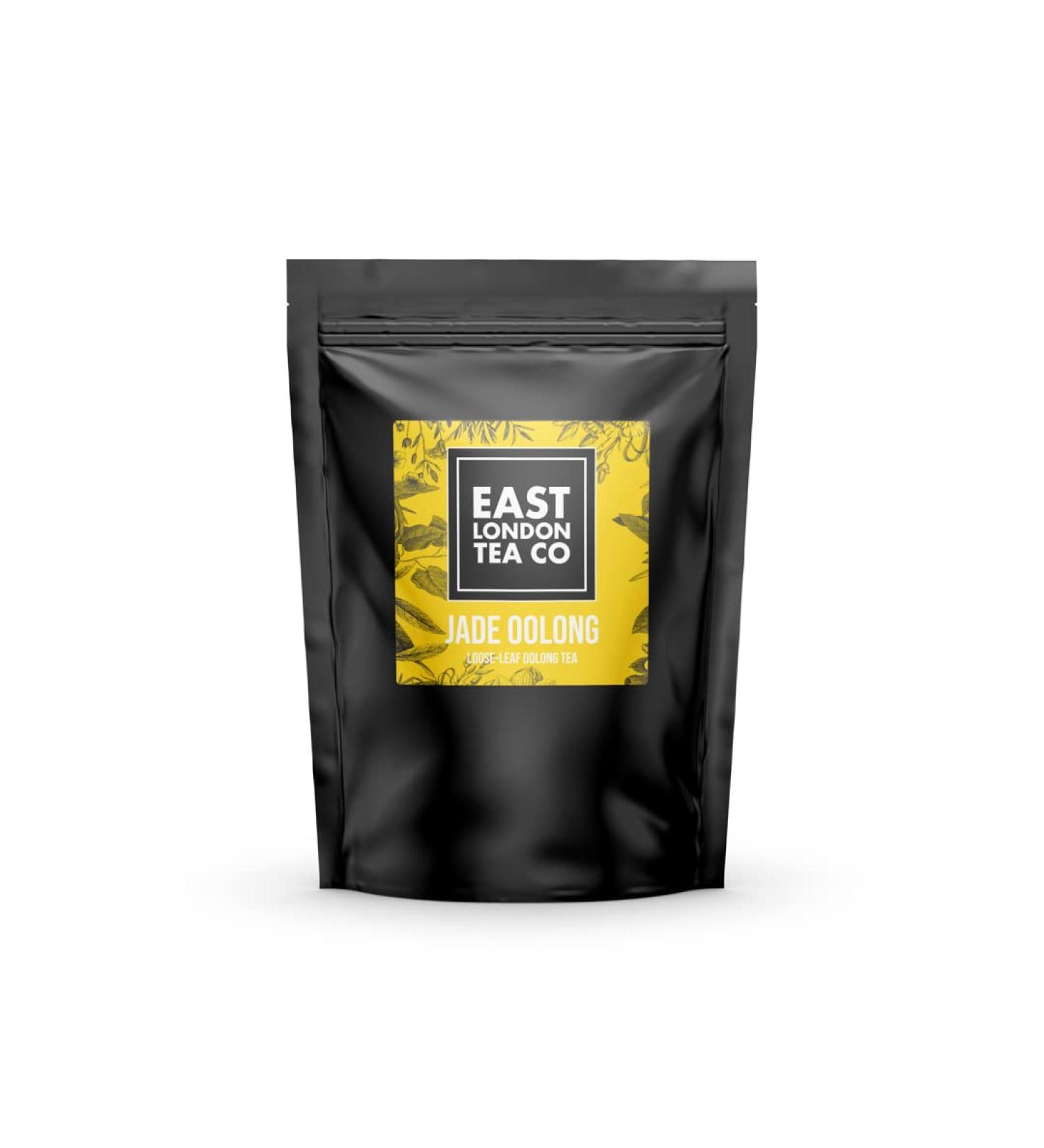 East London Tea Co. - JADE OOLONG Loose Leaf Tea | High in Antioxidants | 100% Natural Ingredients (80g Pouch) - Buy Online on GoSupps.com