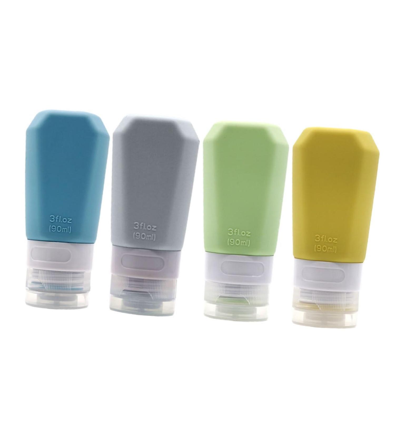 Buy Multi-Use Silicone Travel Makeup Bottles Set | Leak-Proof Toiletries & Lotion Packing Bottles - Buy Online on GoSupps.com