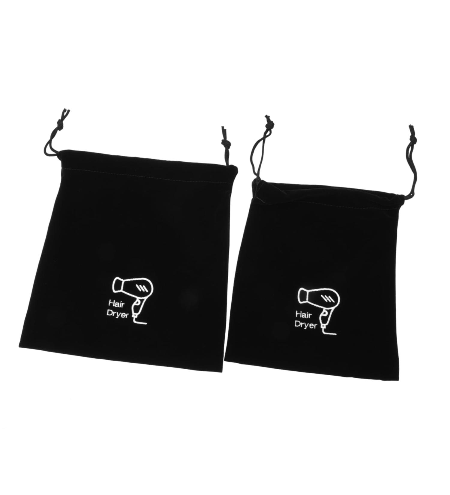 Healeved 2pcs Storage Bag Travel Hairdryer Organizer Travel Hairdryer Bag Hair Dryer Travel Hair Tools Velvet - Buy Online on GoSupps.com
