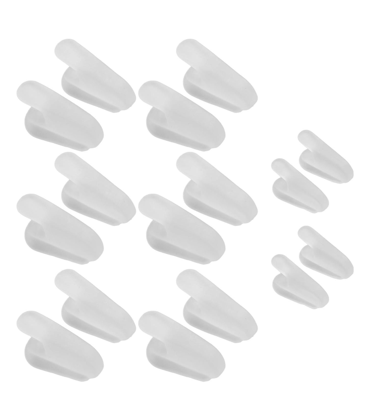 8 Pair Silicone Toe Corrector - Elastic Overlapping Separator for Big Toe Alignment - Buy Online on GoSupps.com