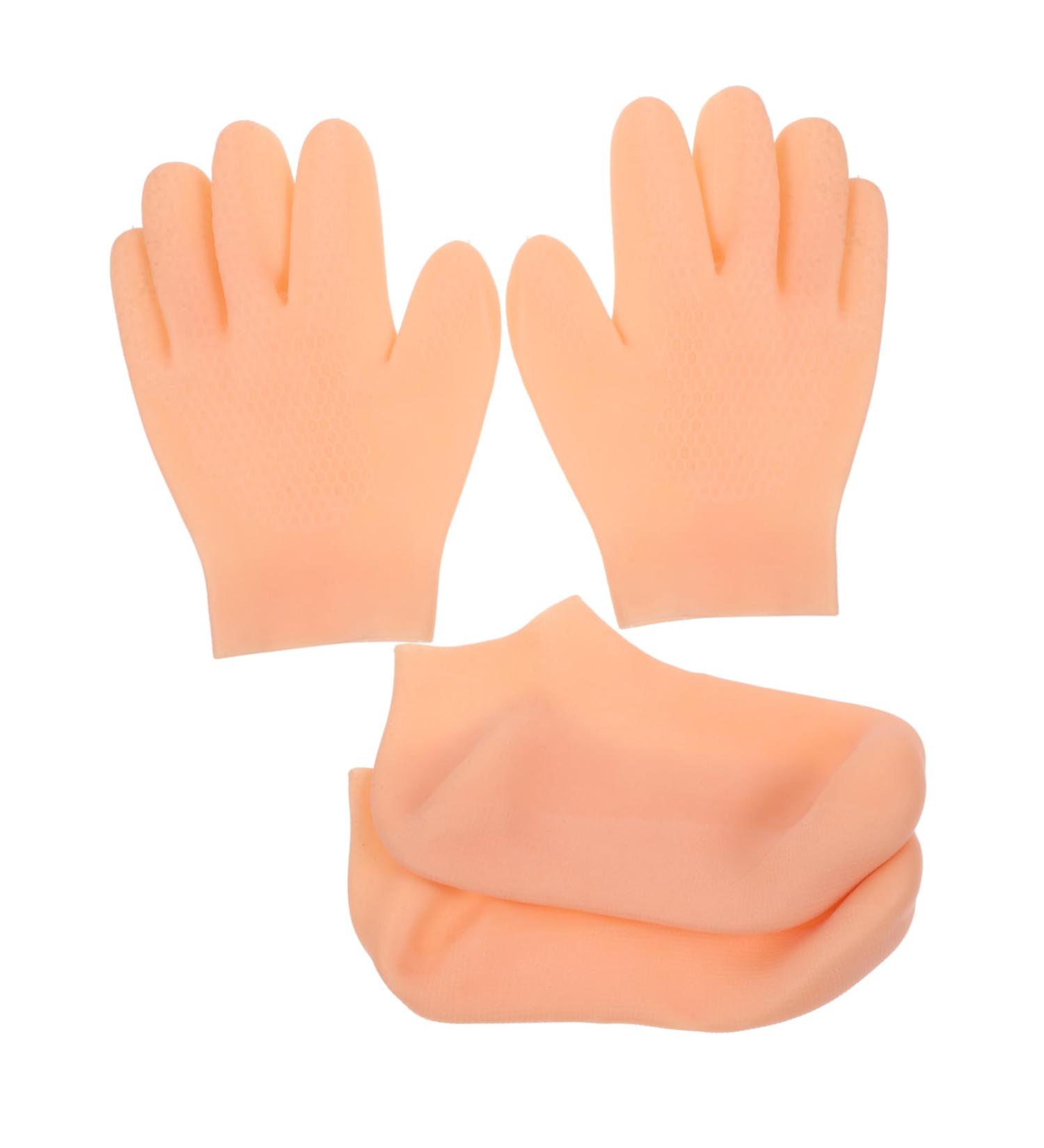 SOESFOUFU 1 Set Beauty Gloves Socks Moisturizing Gloves Waterproof Socks Womens Socks Hand Gloves Moisturizing Overnight Moisturizing Hand Gloves Elasticity Sebs Miss Lotion - Buy Online on GoSupps.com