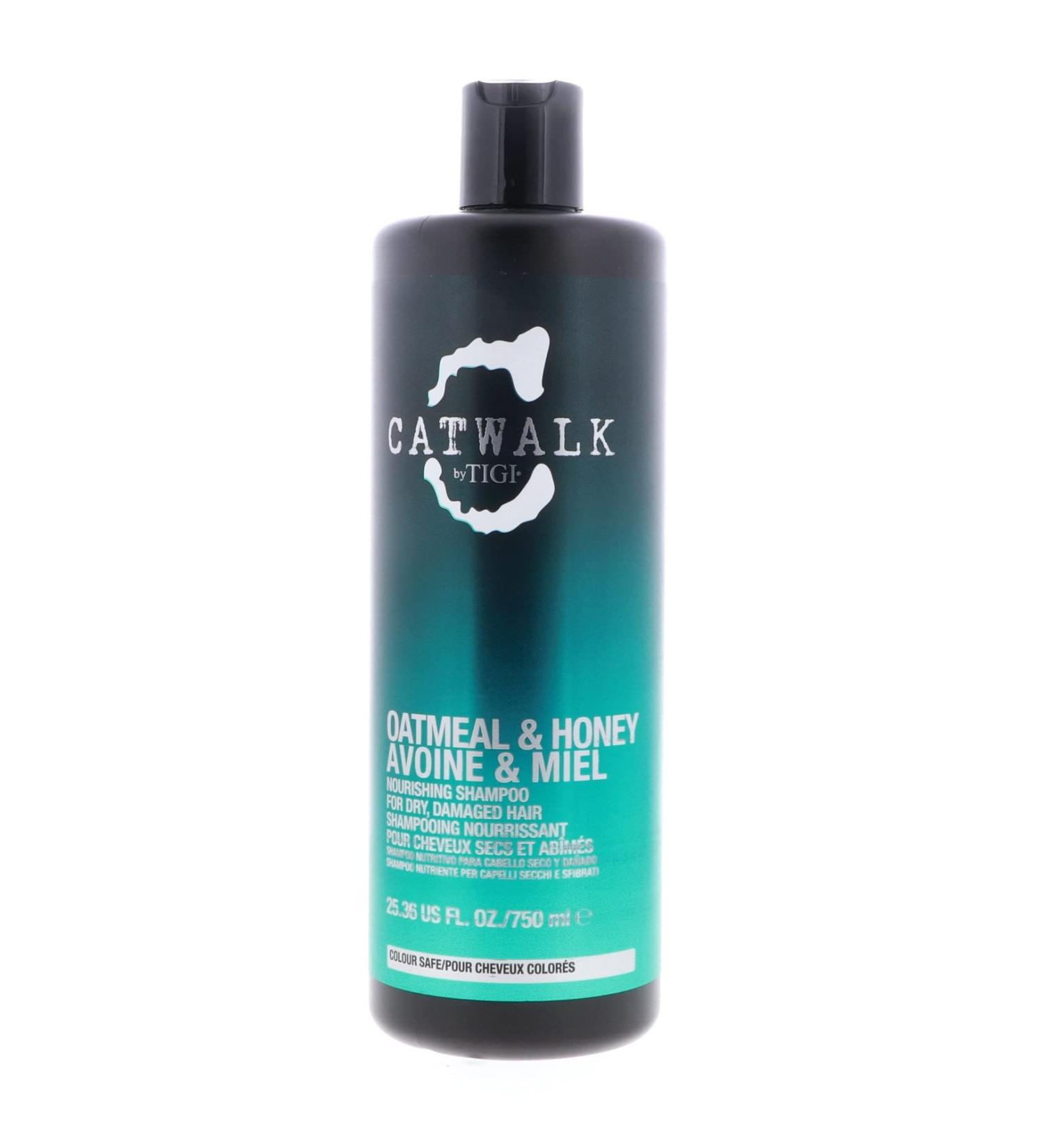 Tigi Catwalk Oatmeal & Honey Shampoo 750ml - Best Shampoo for Damaged Hair | International Shipping Available - Buy Online on GoSupps.com