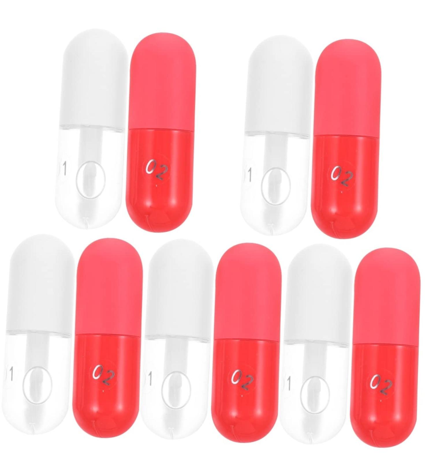 STAHAD Lip Oil Lip Plumper & Gloss Set - Skincare Makeup & Plant Essence Repair - 5pcs - Buy Online on GoSupps.com