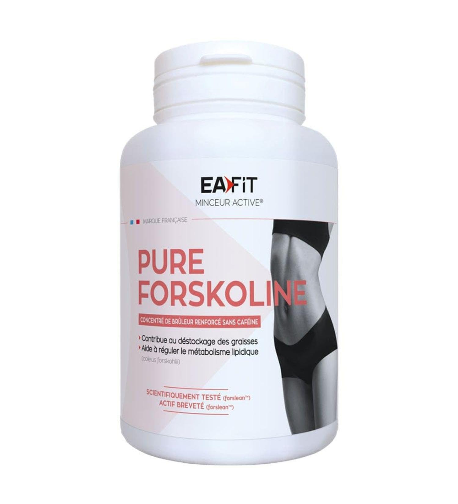 EAFIT Pure Forskolin Slimming Fat Destocking Powerful Fat Burner Helps Regulate Lipid Metabolism Weight Loss Women Non-CAFEINE Free 60 Capsules - Buy Online on GoSupps.com