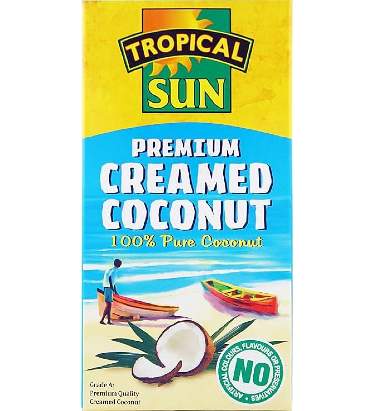 Tropical Sun Premium Creamed Coconut 200g Pack of 3 - Buy Online on GoSupps.com