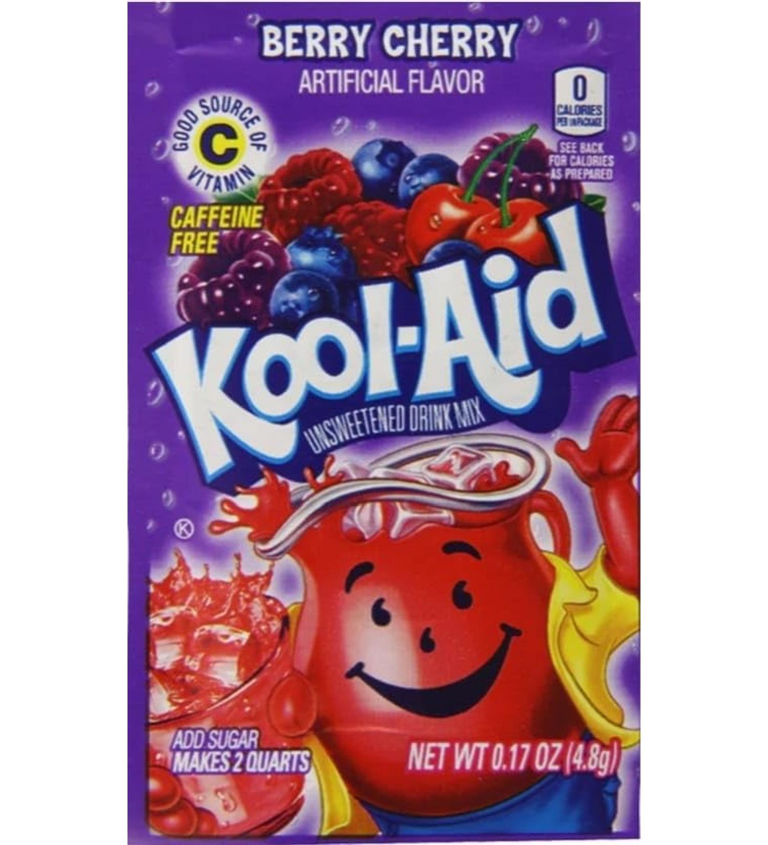 Kool Aid Berry Cherry 2 Quartz Sachet 4.3g pack of 5