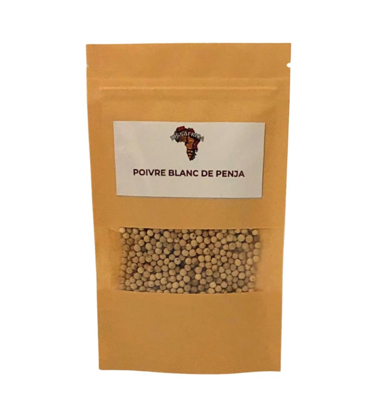 Poivre Blanc de Penja Saveur Intense & Notes Bois es pice d Exception du Cameroun 25g IGP & 100% Naturel - Buy Online on GoSupps.com
