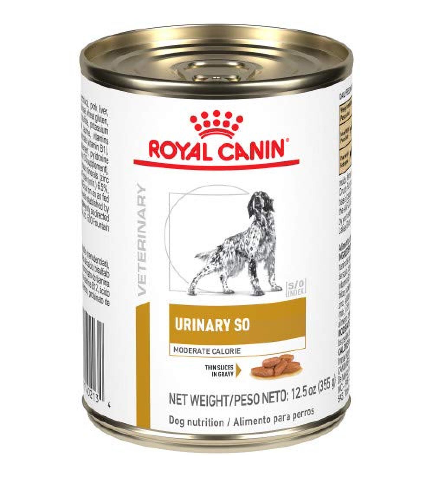 Royal Canin Canine Urinary SO Moderate Calorie Thin Slices in Gravy Canned Dog Food, 12.5 oz
