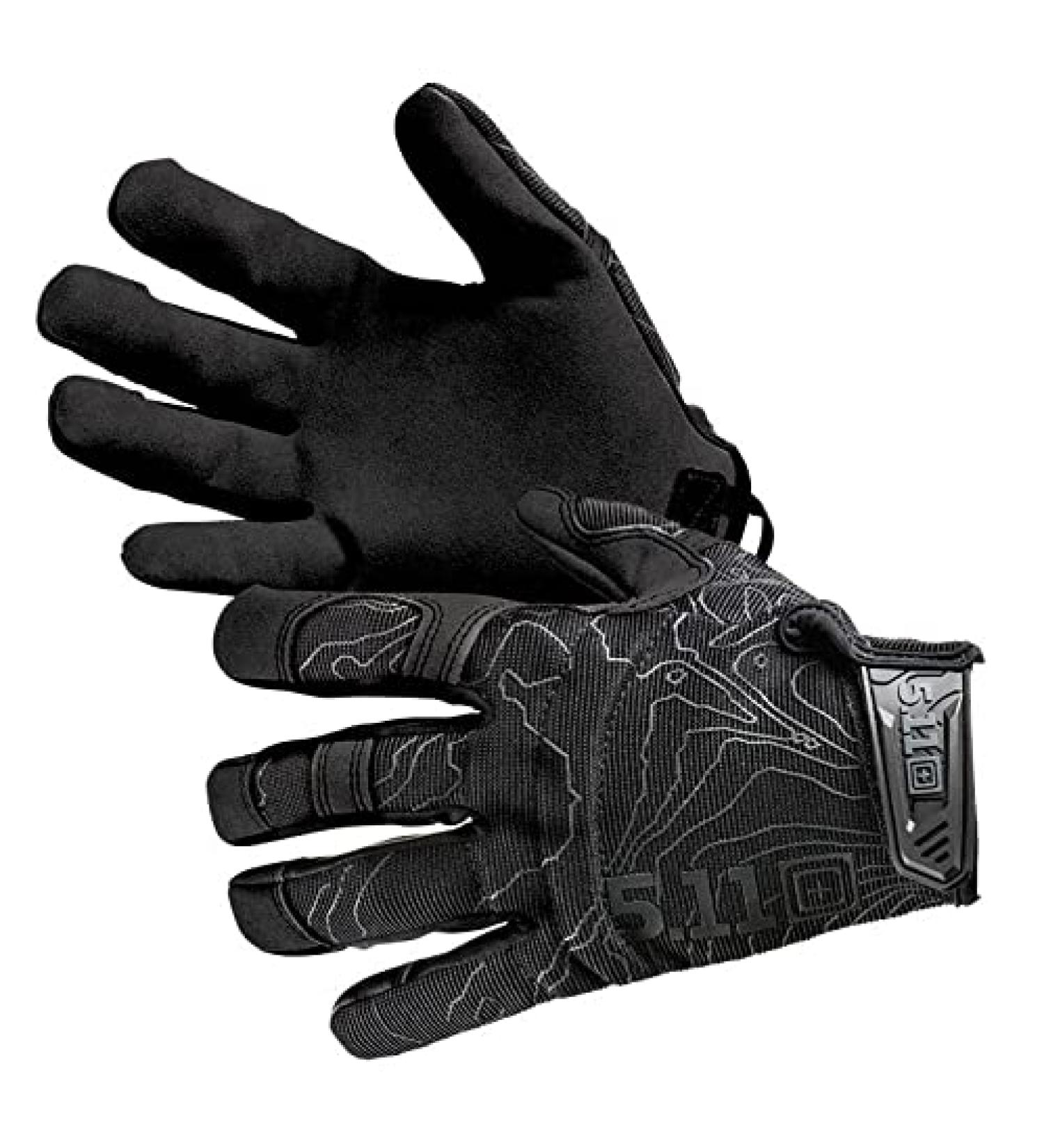 5.11 Men's High Abrasion Tac Gloves - Black, XX-Large (Style 59371) - Buy Online on GoSupps.com