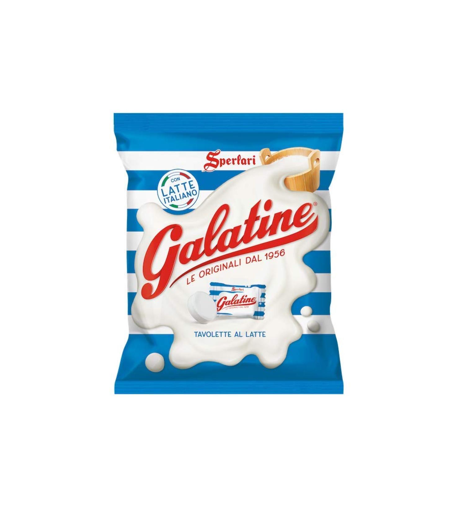 Sperlari Pack of 6 Sperlari lollipops with Italian milk flavor Bonbon Lollies 125g